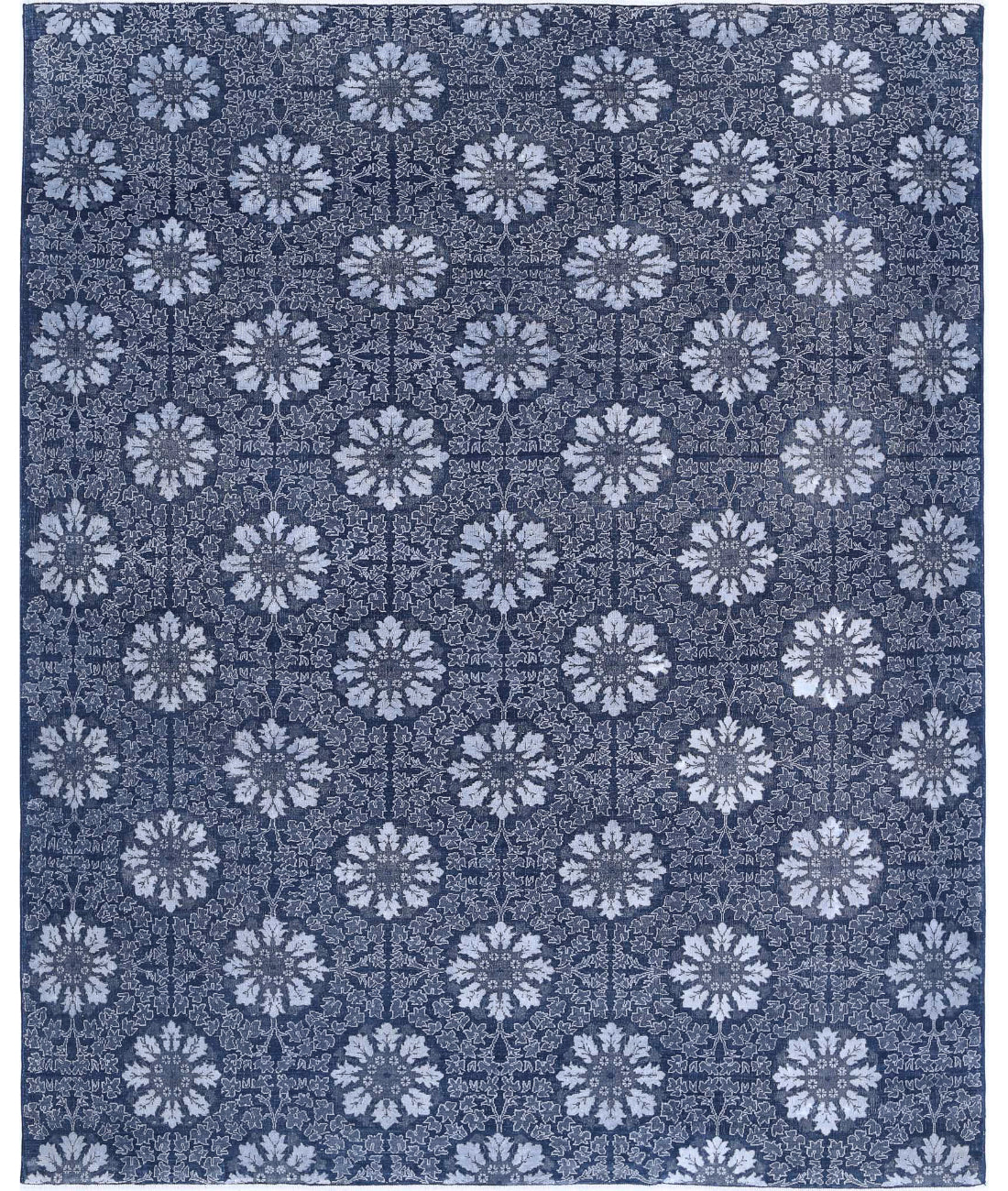 Hand Knotted Fine Artemix Wool & Cotton Rug - 7'9'' x 9'11''