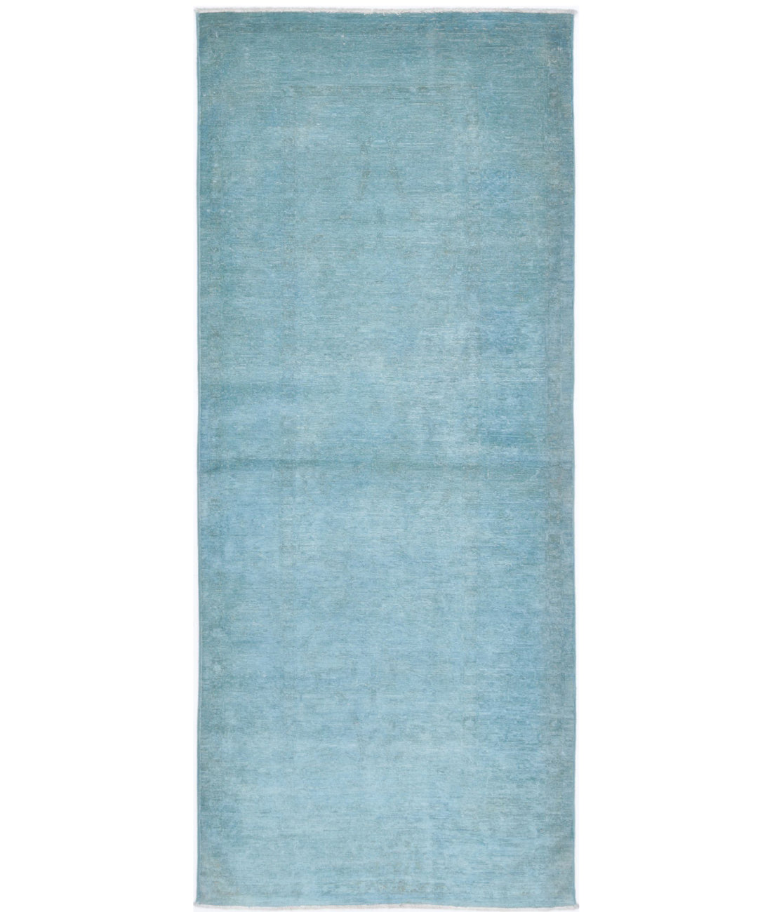 Hand Knotted Overdye Wool Rug - 3&#39;0&#39;&#39; x 7&#39;9&#39;&#39; 3&#39;0&#39;&#39; x 7&#39;9&#39;&#39; (90 X 233) / Teal / N/A