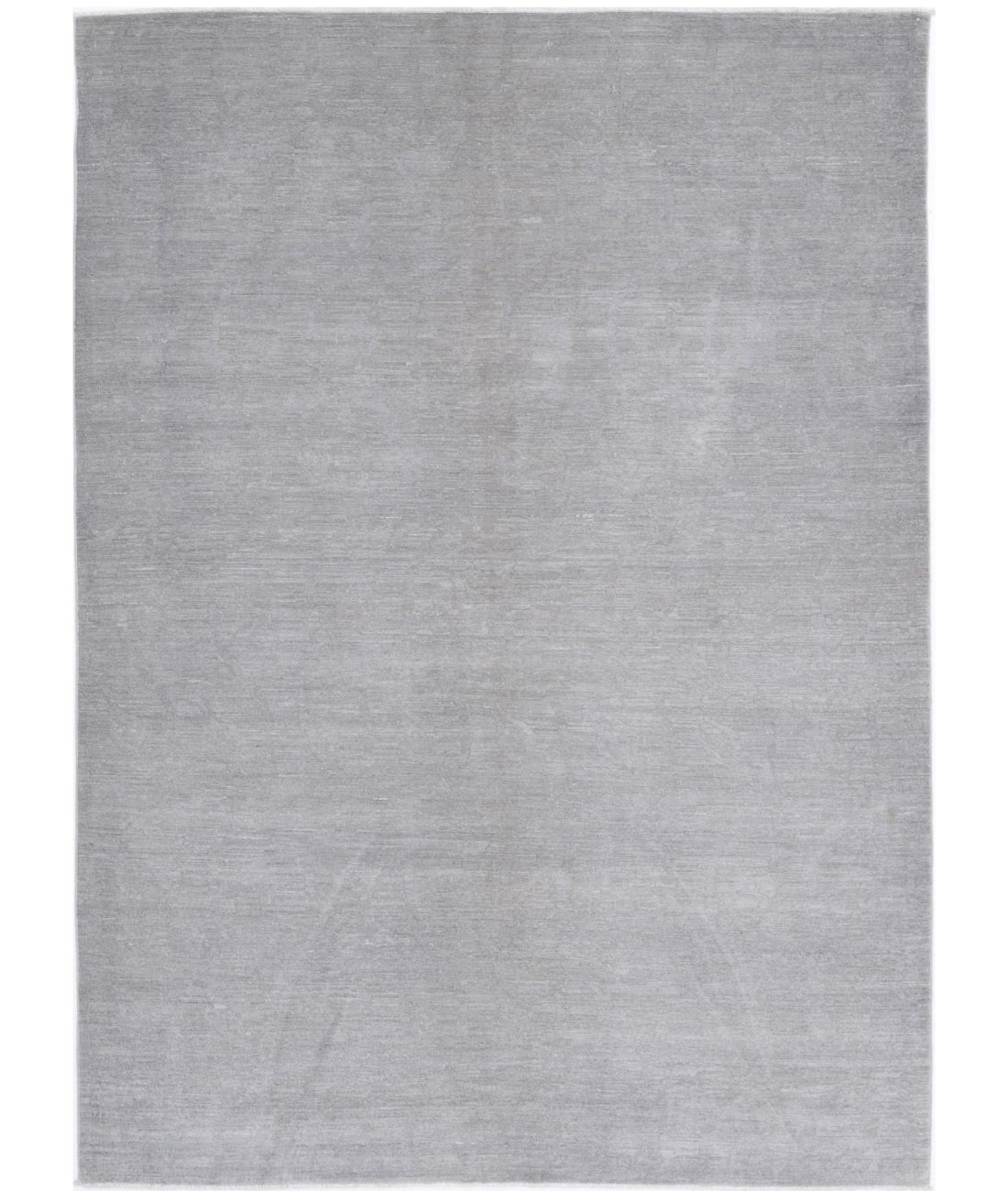 Hand Knotted Overdye Wool Rug - 5'9'' x 8'6'' 5'9'' x 8'6'' (173 X 255) / Grey / Grey
