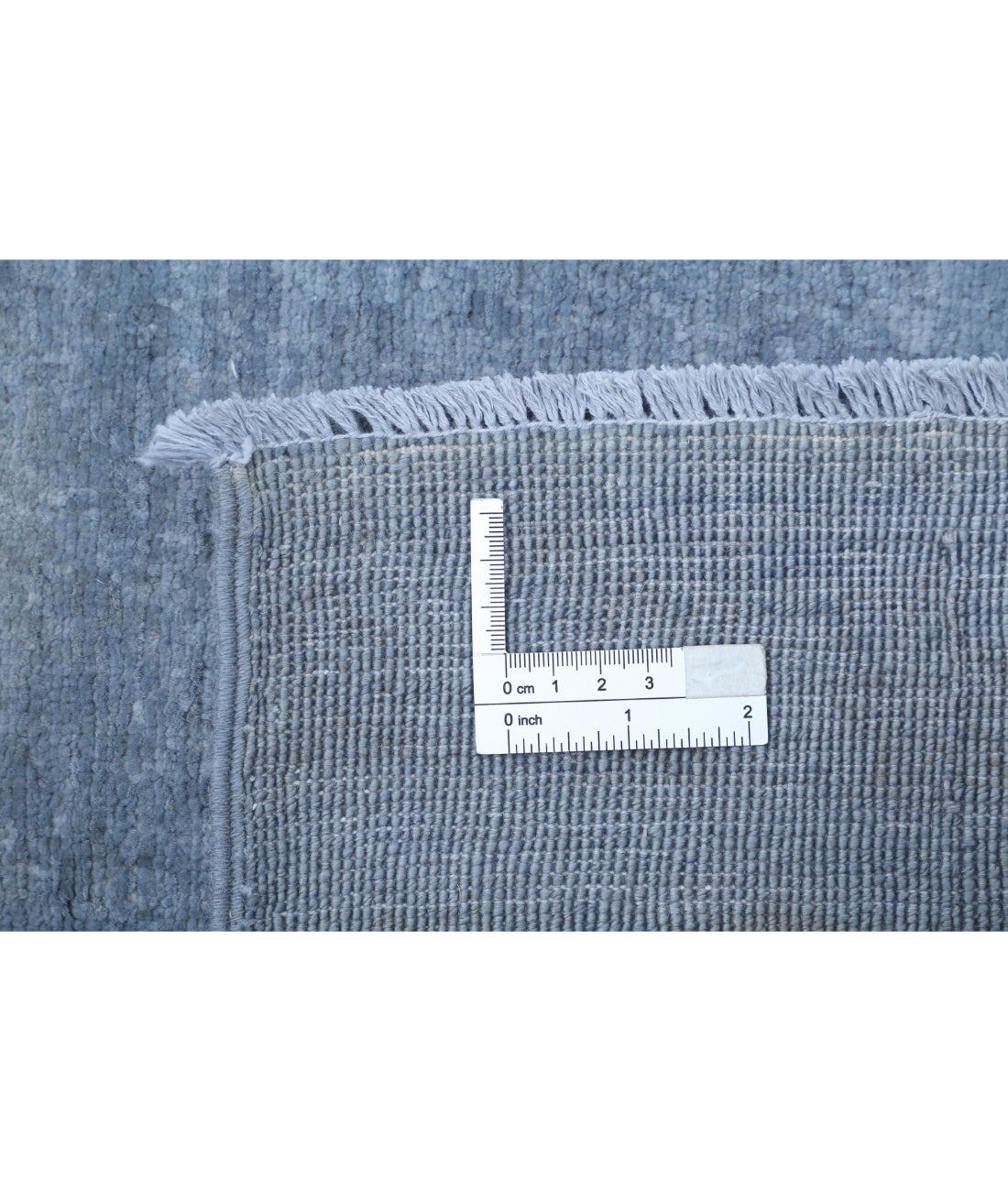 Hand Knotted Overdye Wool Rug - 7'9'' x 9'7'' 7'9'' x 9'7'' (233 X 288) / Grey / Grey