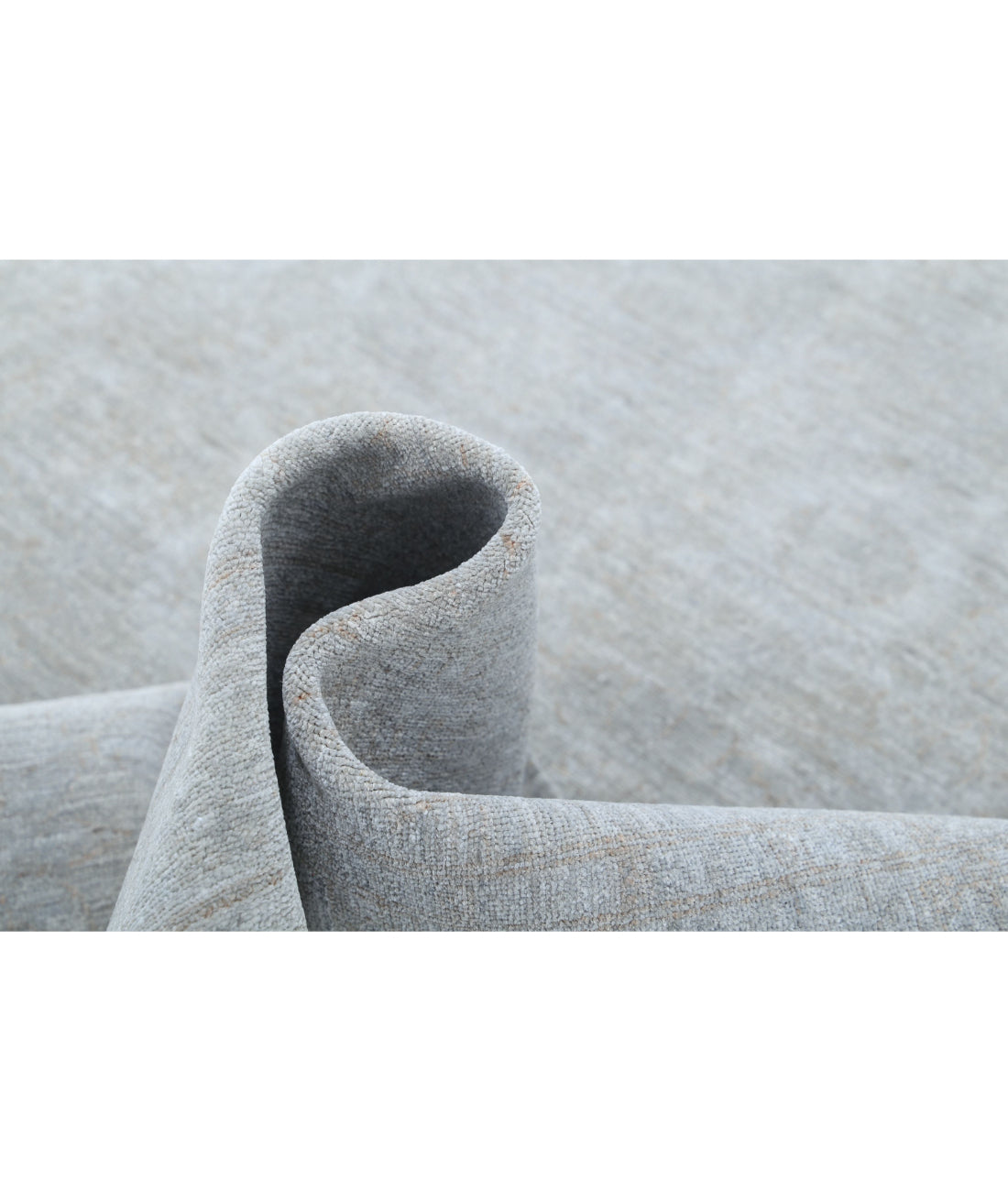 Hand Knotted Overdye Wool Rug - 4'9'' x 6'5'' 4'9'' x 6'5'' (143 X 193) / Grey / Grey
