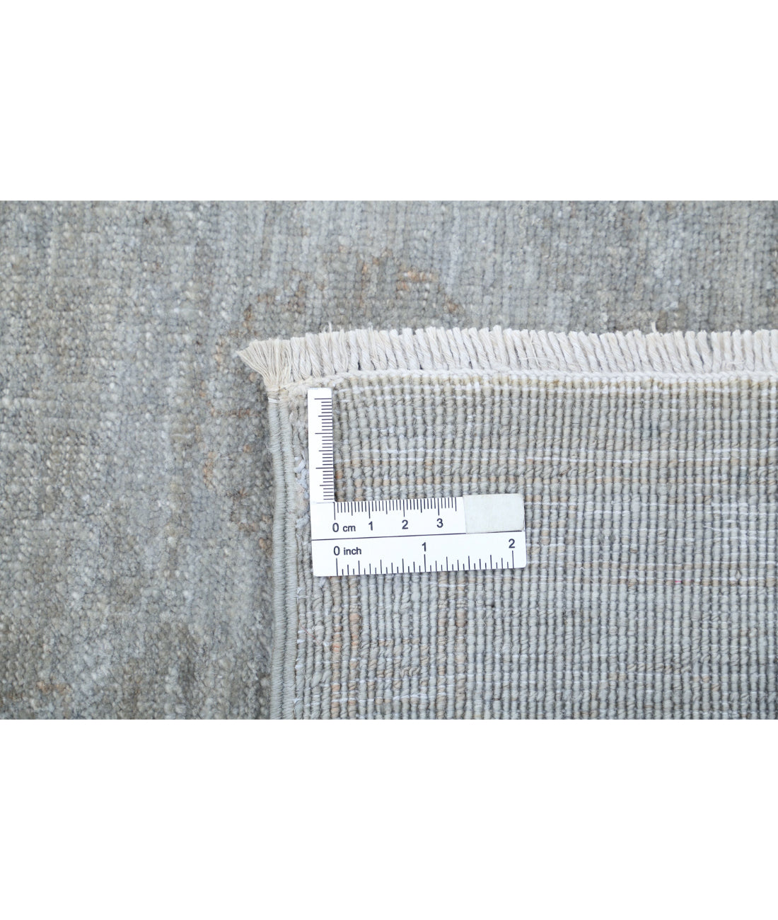 Hand Knotted Overdye Wool Rug - 4'9'' x 6'5'' 4'9'' x 6'5'' (143 X 193) / Grey / Grey