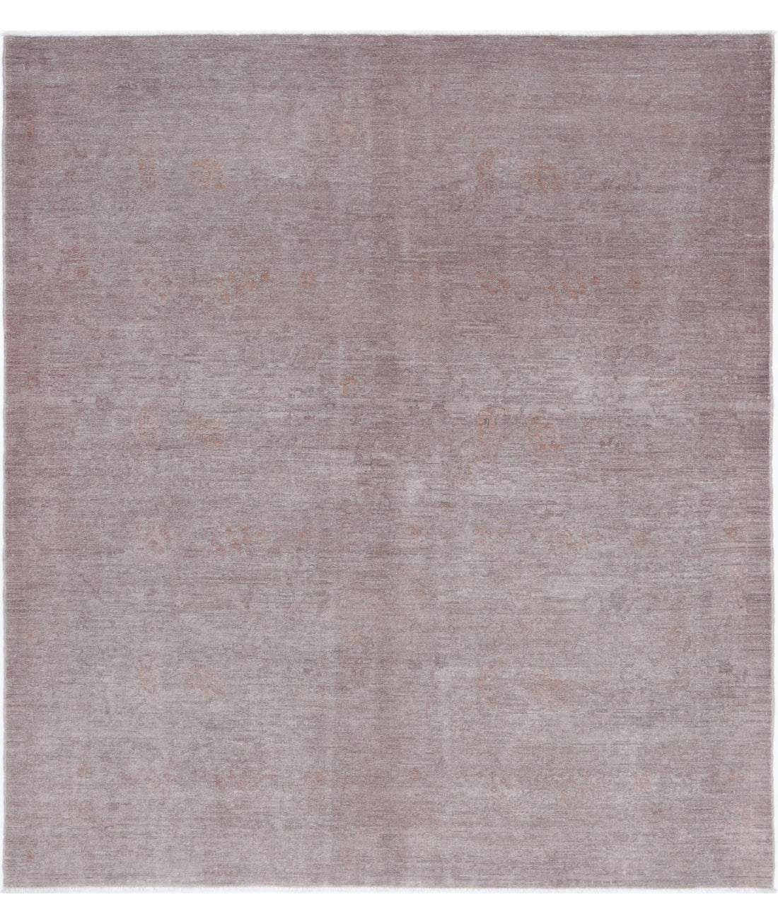 Hand Knotted Overdye Wool Rug - 5&#39;10&#39;&#39; x 6&#39;6&#39;&#39; 5&#39;10&#39;&#39; x 6&#39;6&#39;&#39; (175 X 195) / Taupe / Taupe