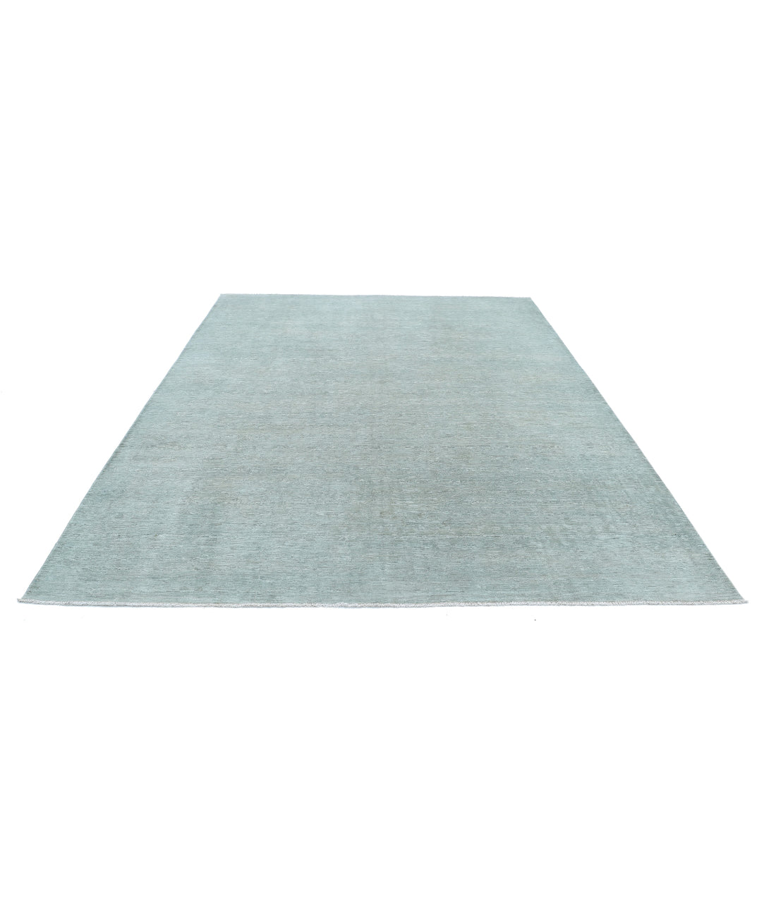 Hand Knotted Overdye Wool Rug - 7'11'' x 10'1'' 7'11'' x 10'1'' (238 X 303) / Green / N/A