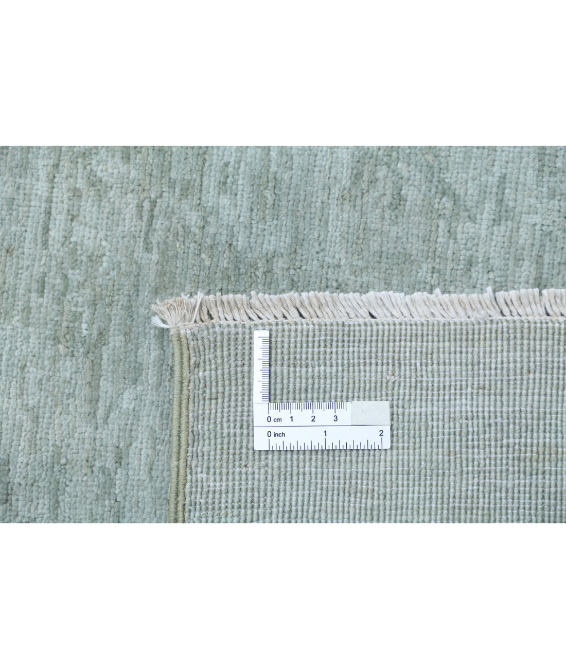 Hand Knotted Overdye Wool Rug - 7'11'' x 10'1'' 7'11'' x 10'1'' (238 X 303) / Green / N/A