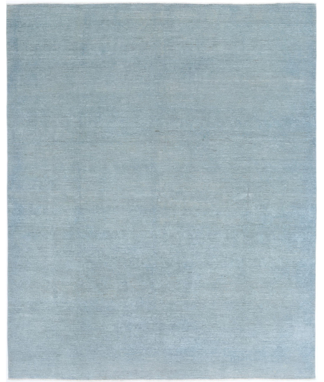 Hand Knotted Overdye Wool Rug - 7&#39;11&#39;&#39; x 9&#39;11&#39;&#39; 7&#39;11&#39;&#39; x 9&#39;11&#39;&#39; (238 X 298) / Blue / Blue