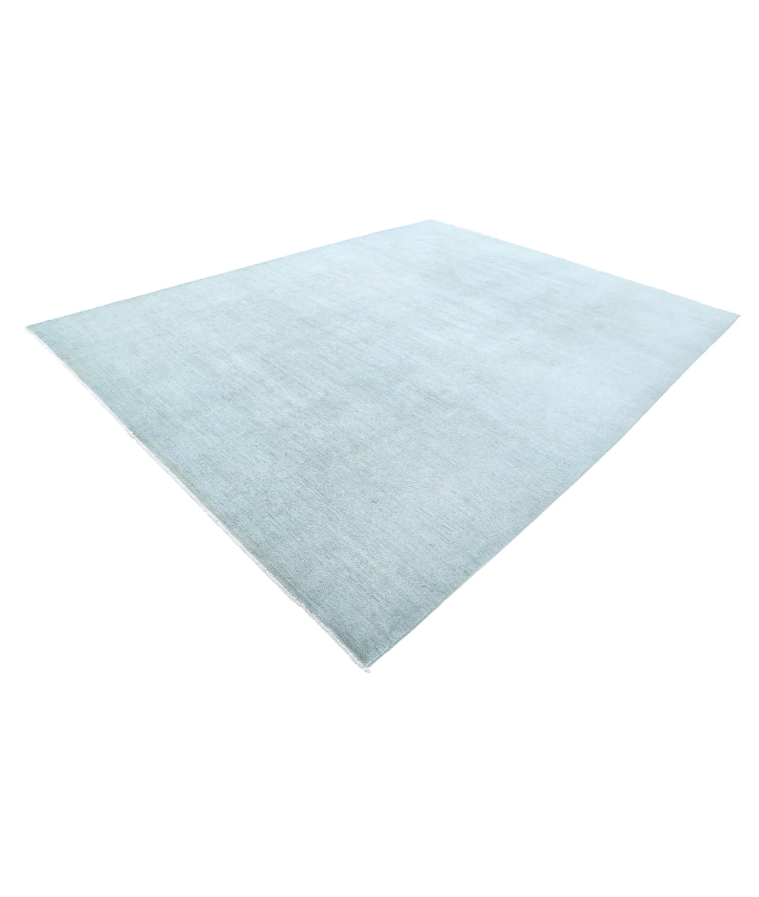 Hand Knotted Overdye Wool Rug - 9'1'' x 11'10'' 9'1'' x 11'10'' (273 X 355) / Grey / N/A