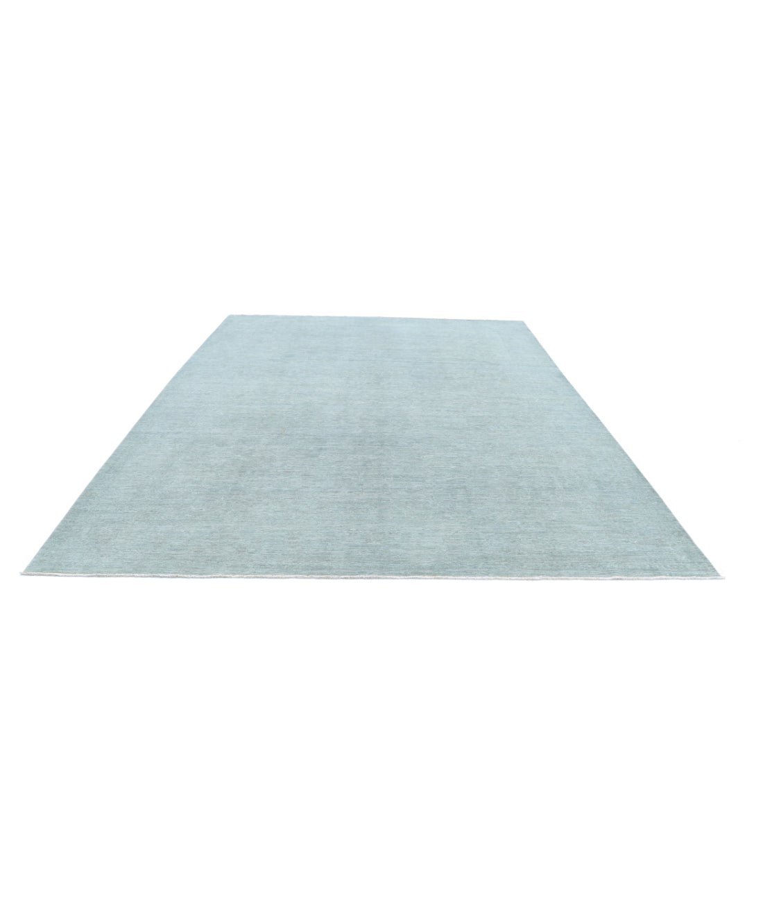 Hand Knotted Overdye Wool Rug - 9'1'' x 11'10'' 9'1'' x 11'10'' (273 X 355) / Grey / N/A