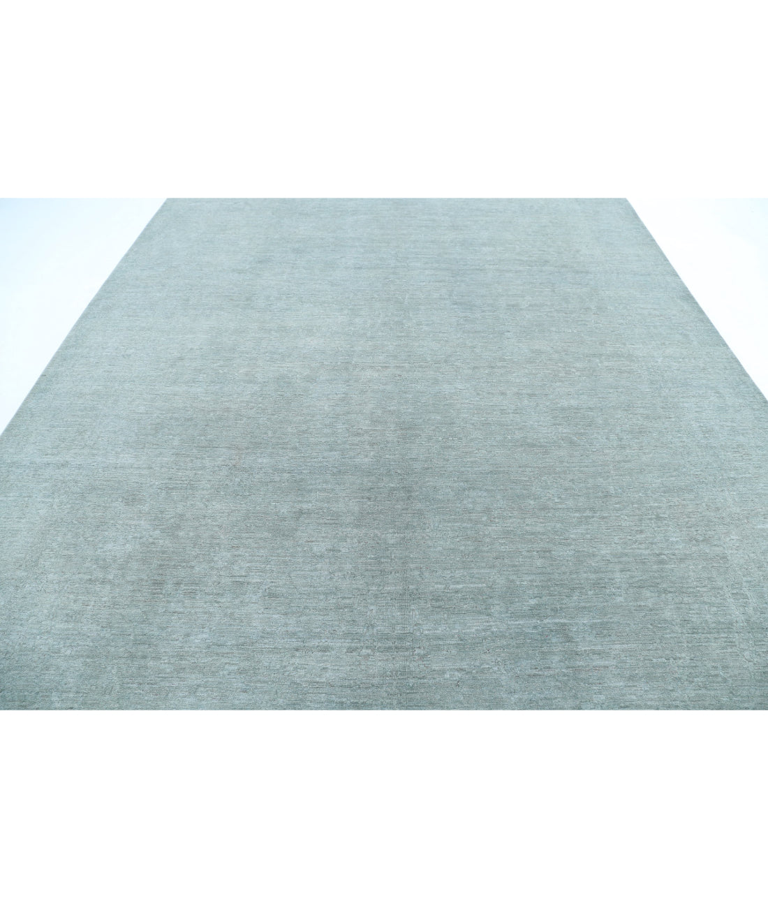 Hand Knotted Overdye Wool Rug - 9'1'' x 11'10'' 9'1'' x 11'10'' (273 X 355) / Grey / N/A