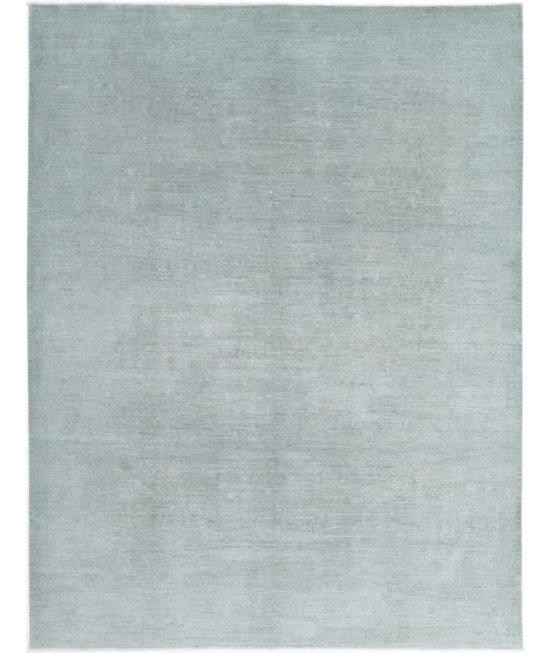 Hand Knotted Overdye Wool Rug - 9&#39;1&#39;&#39; x 11&#39;10&#39;&#39; 9&#39;1&#39;&#39; x 11&#39;10&#39;&#39; (273 X 355) / Grey / N/A