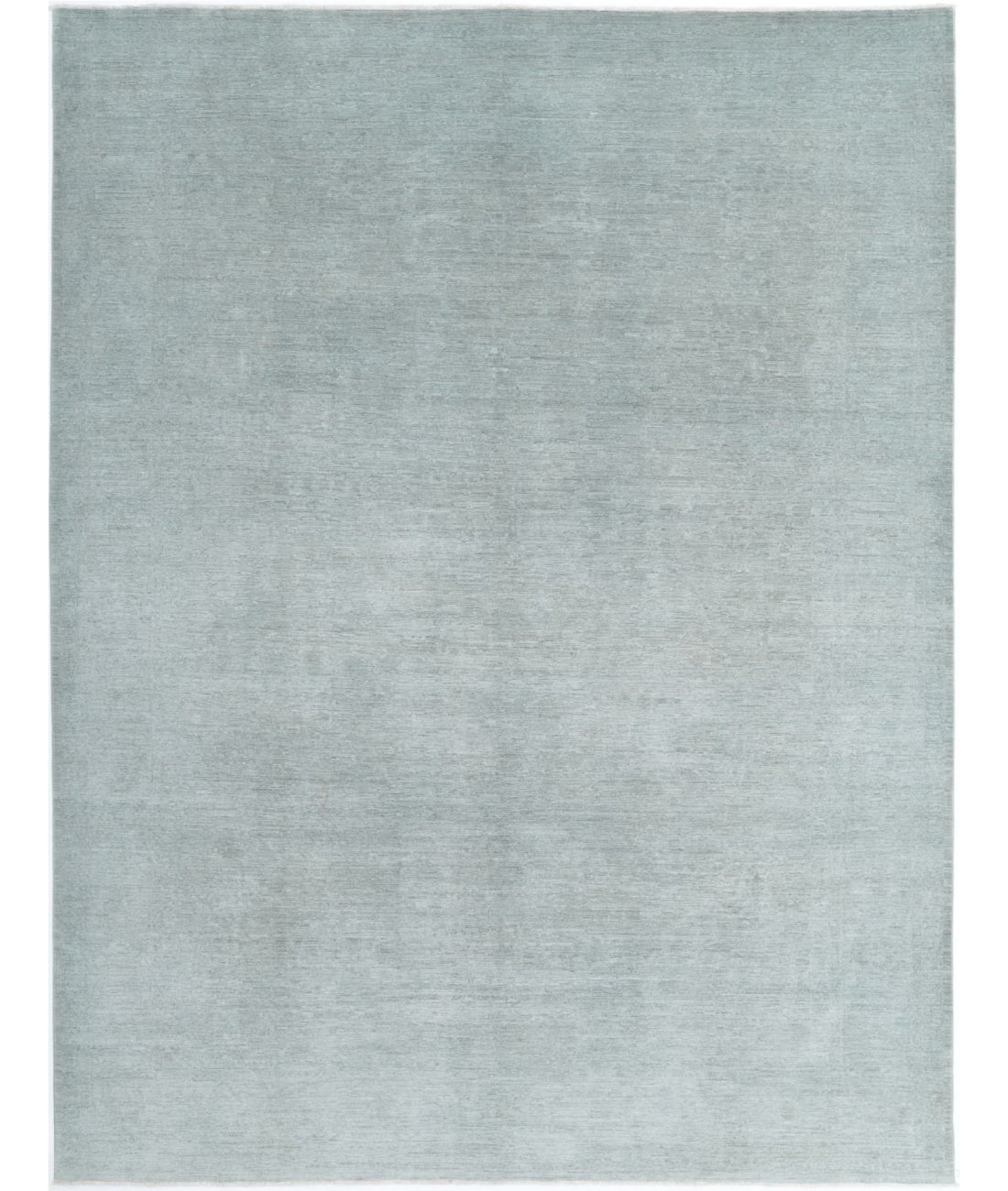 Hand Knotted Overdye Wool Rug - 9'1'' x 11'10''