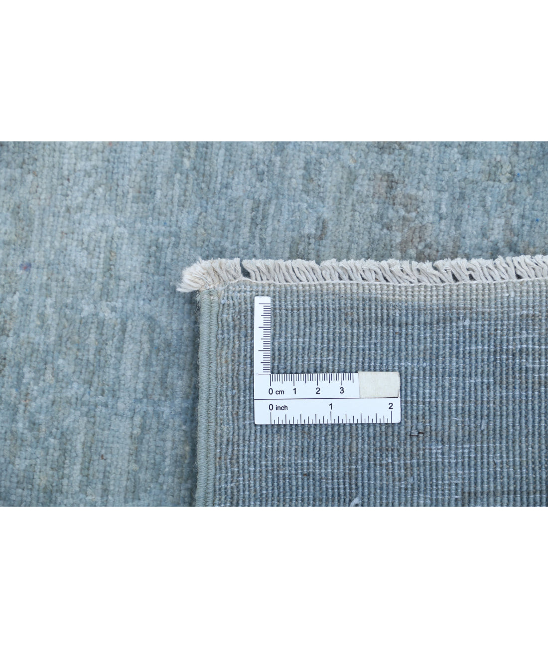 Hand Knotted Overdye Wool Rug - 6'1'' x 7'11'' 6'1'' x 7'11'' (183 X 238) / Grey / N/A