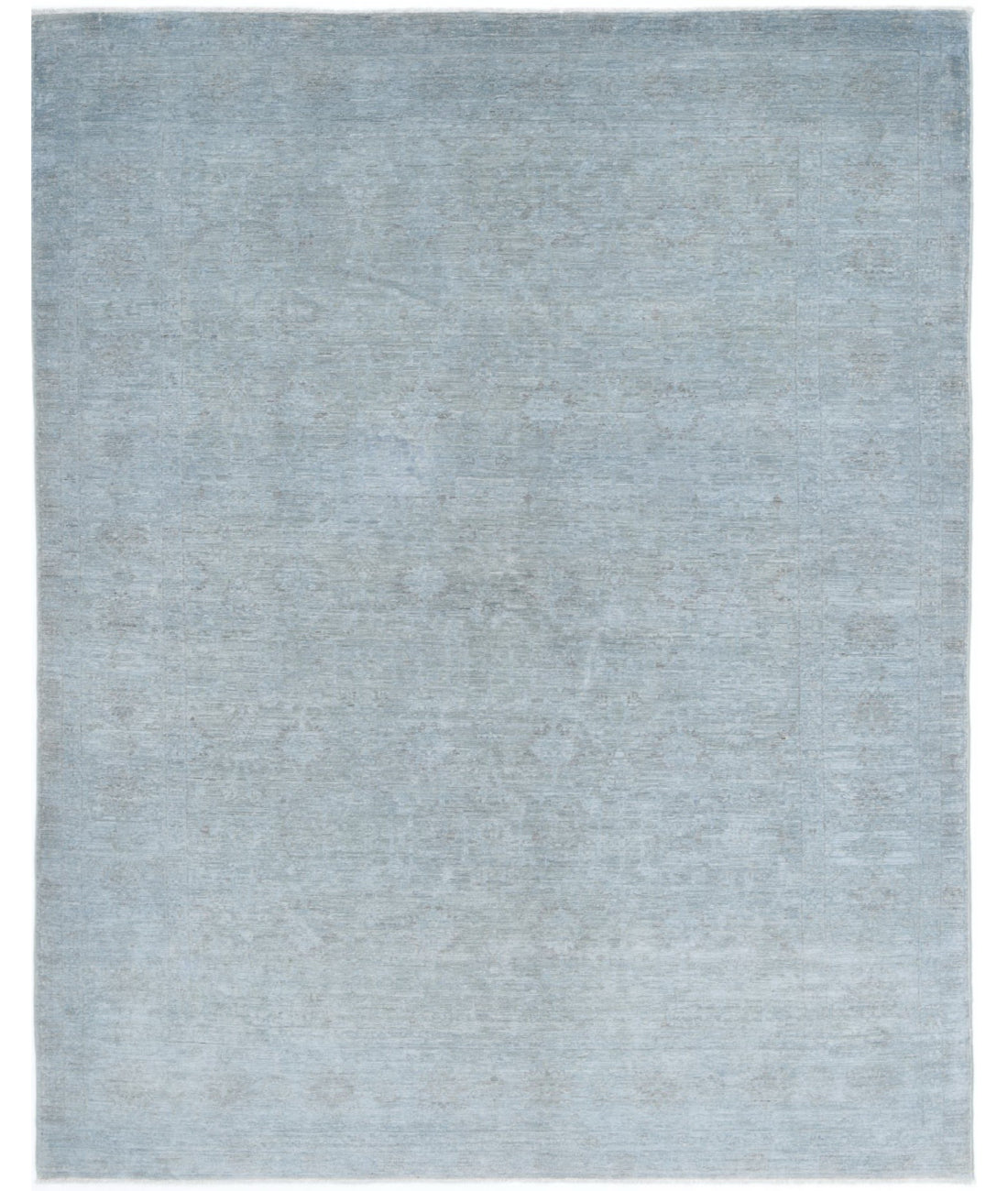 Hand Knotted Overdye Wool Rug - 6&#39;1&#39;&#39; x 7&#39;11&#39;&#39; 6&#39;1&#39;&#39; x 7&#39;11&#39;&#39; (183 X 238) / Grey / N/A