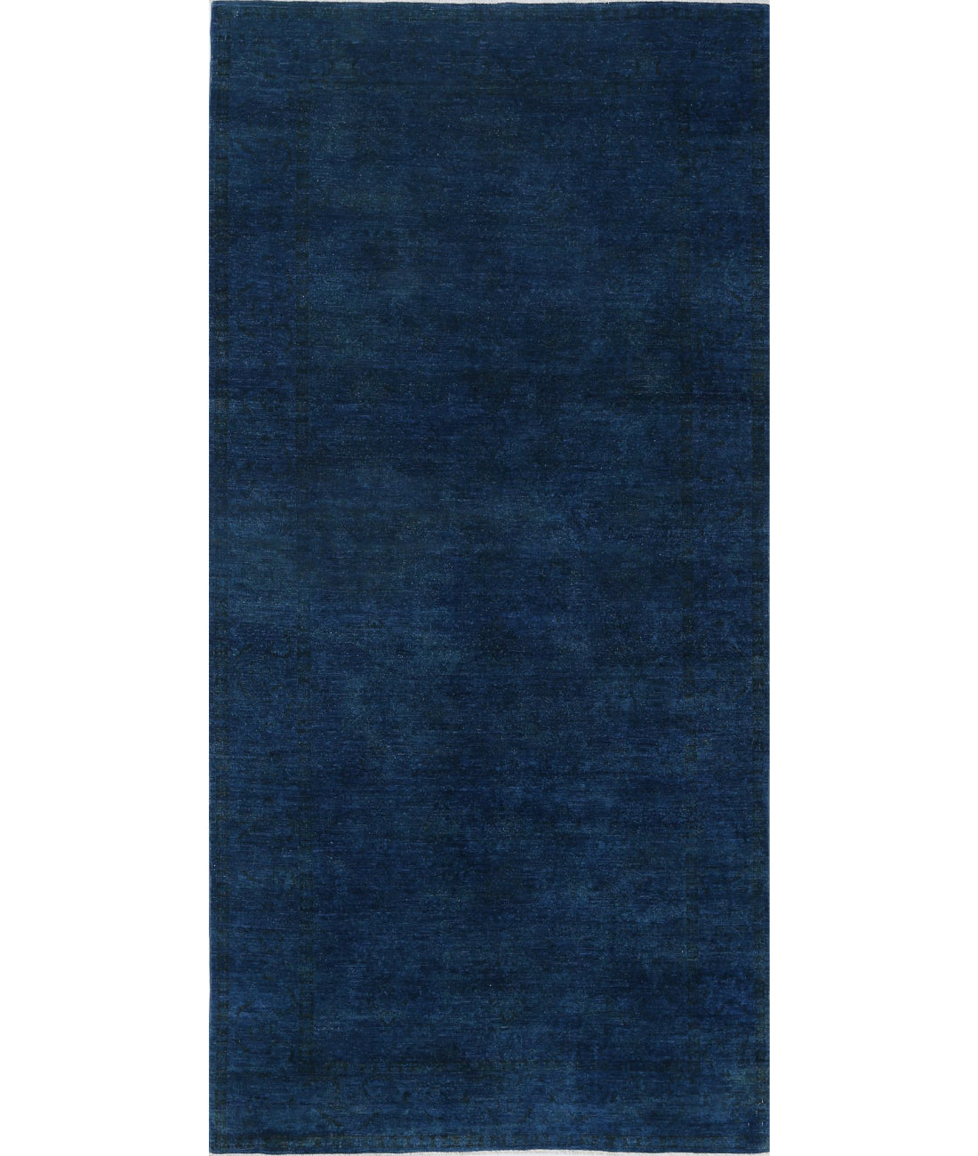 Hand Knotted Overdye Wool Rug - 5&#39;9&#39;&#39; x 11&#39;9&#39;&#39; 5&#39;9&#39;&#39; x 11&#39;9&#39;&#39; (173 X 353) / Blue / Blue