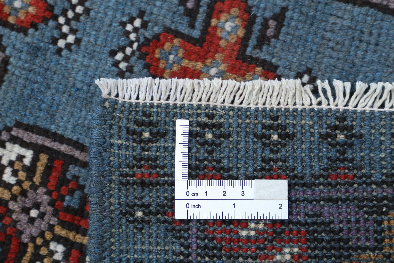 Hand Knotted Akcha Revival Wool Rug - 6'8'' x 9'7''