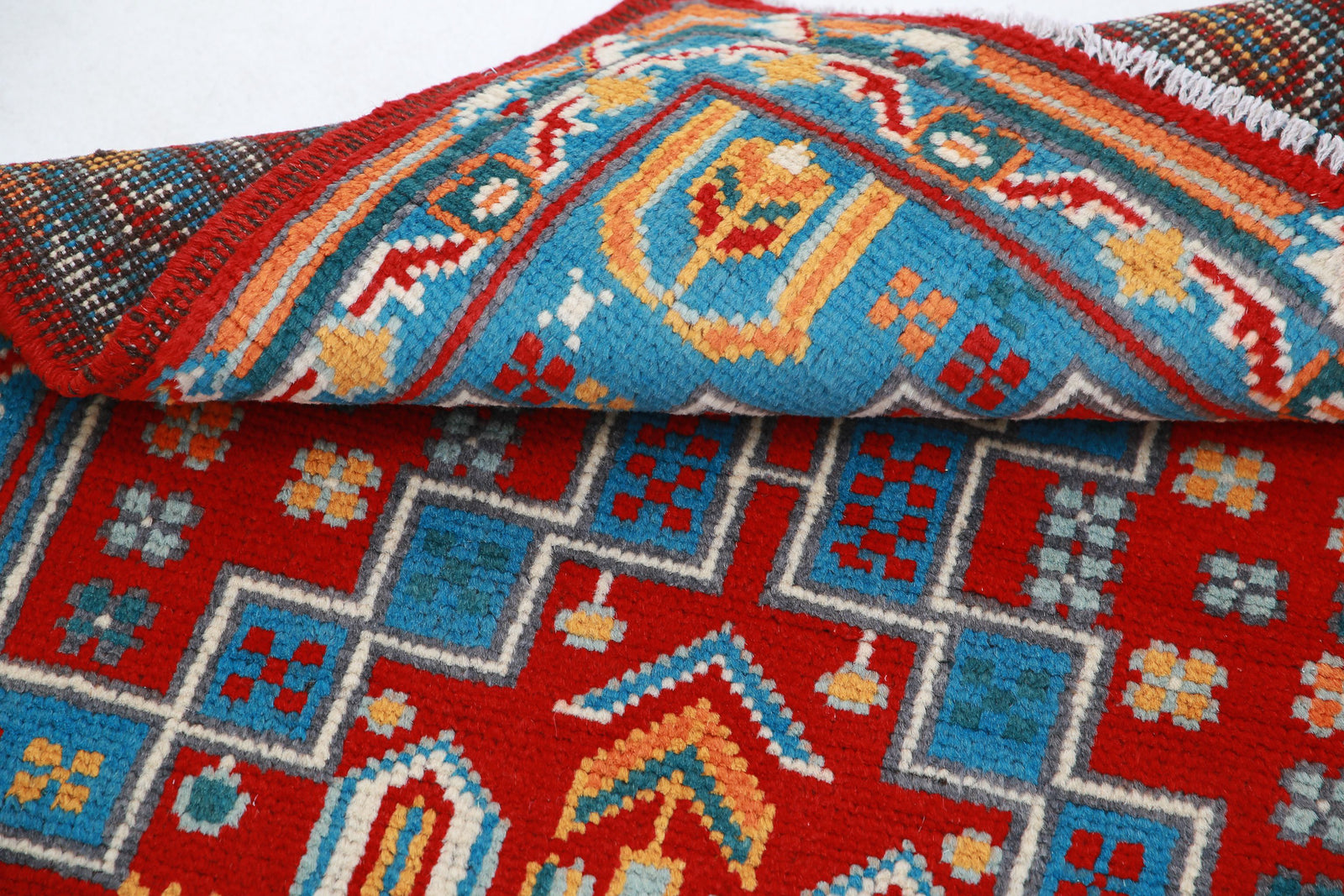 Hand Knotted Baluch Revival Wool Rug - 2'8'' x 3'11''