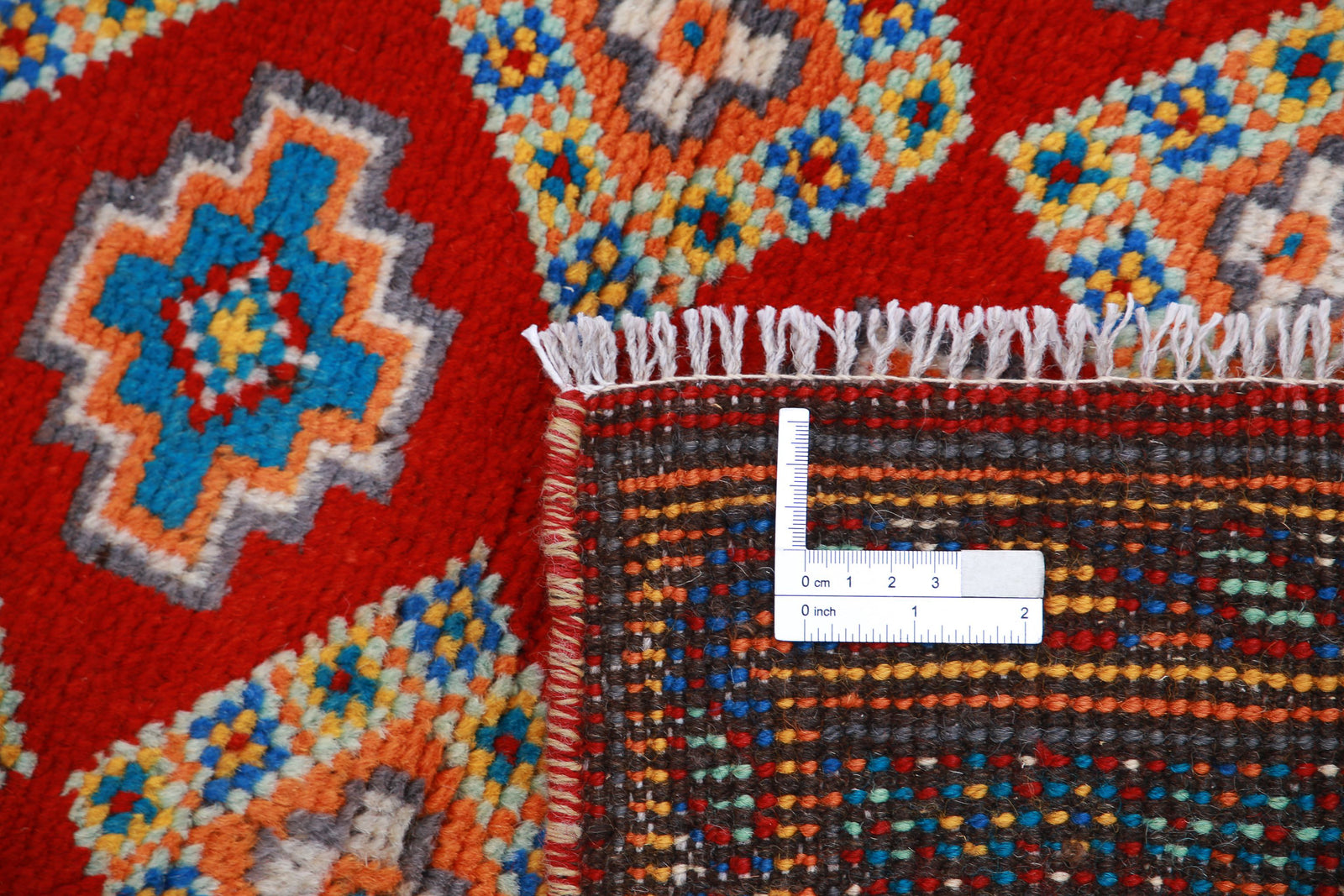 Hand Knotted Baluch Revival Wool Rug - 3'3'' x 4'11''