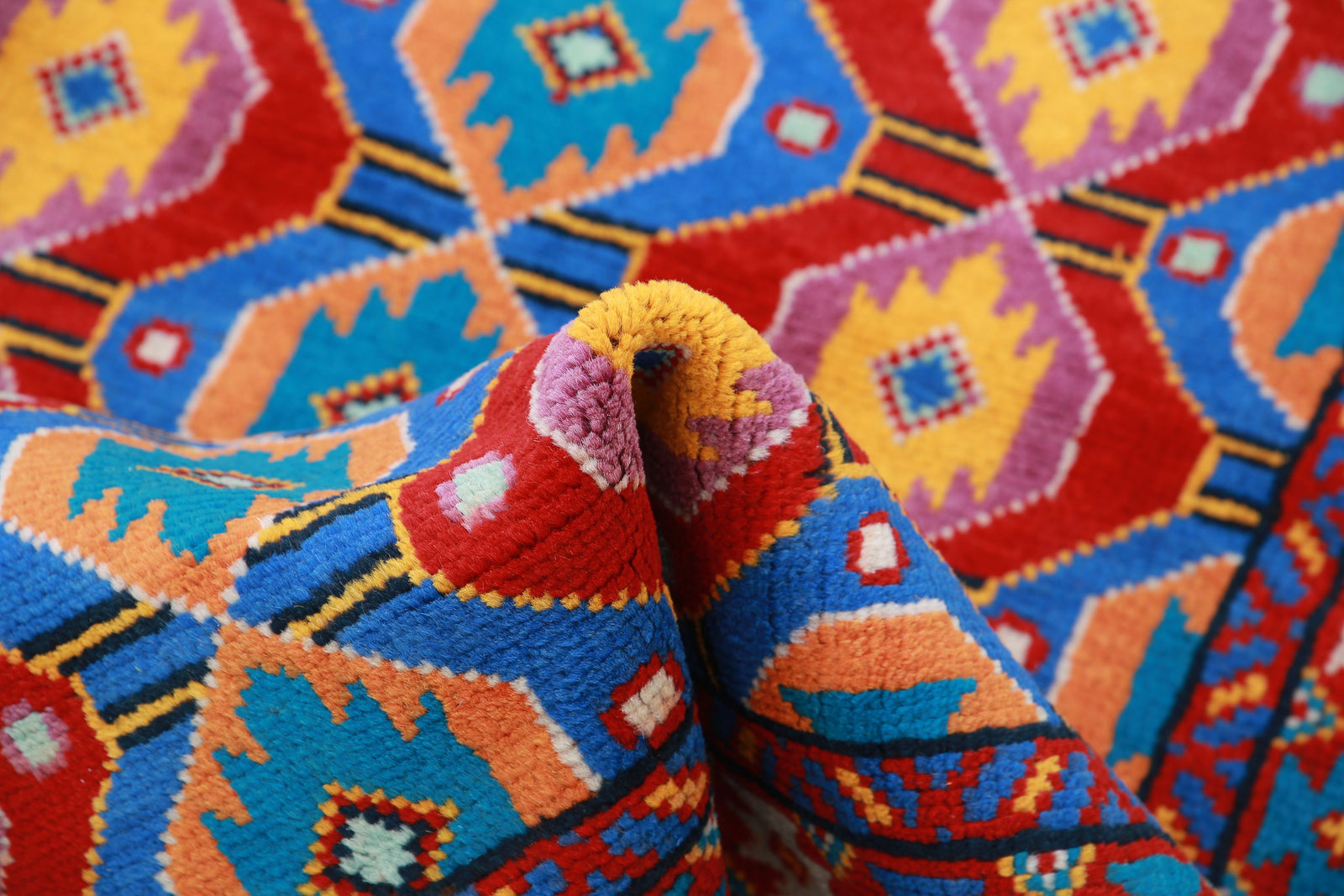 Hand Knotted Baluch Revival Wool Rug - 3'2'' x 4'10''