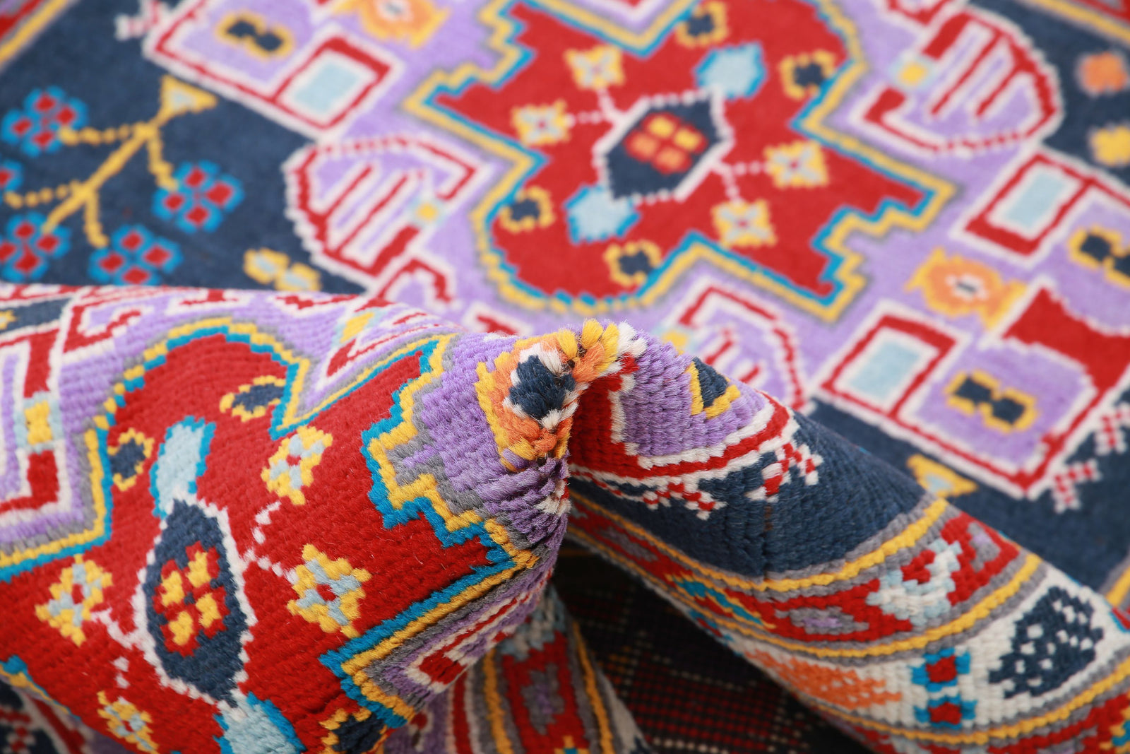 Hand Knotted Baluch Revival Wool Rug - 3'2'' x 4'9''