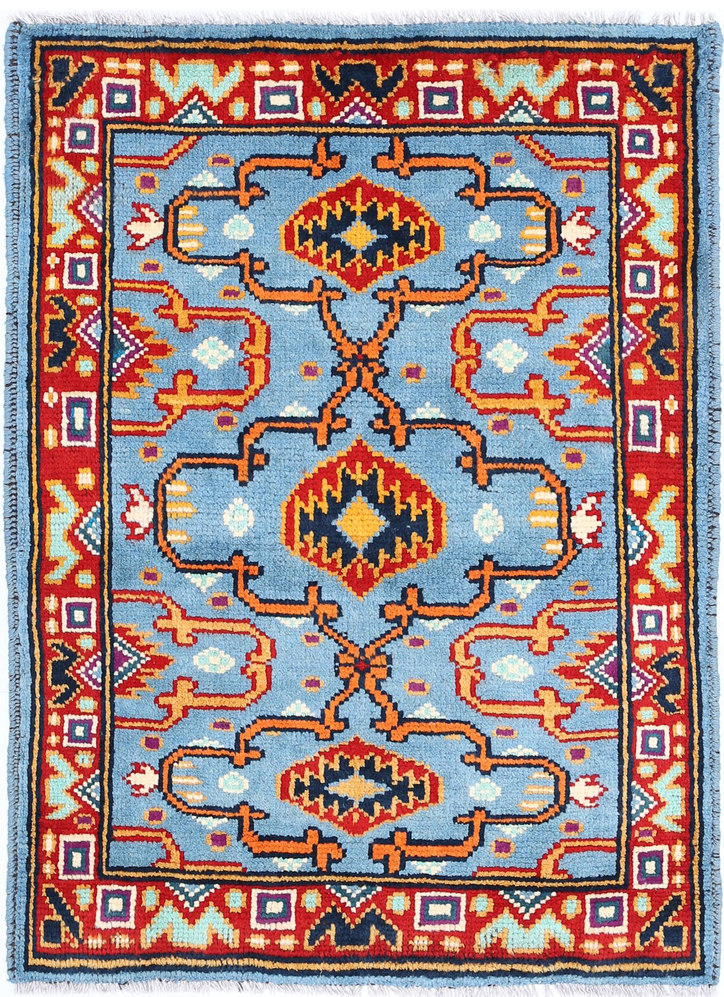 Hand Knotted Baluch Revival Wool Rug - 2'9'' x 3'10''