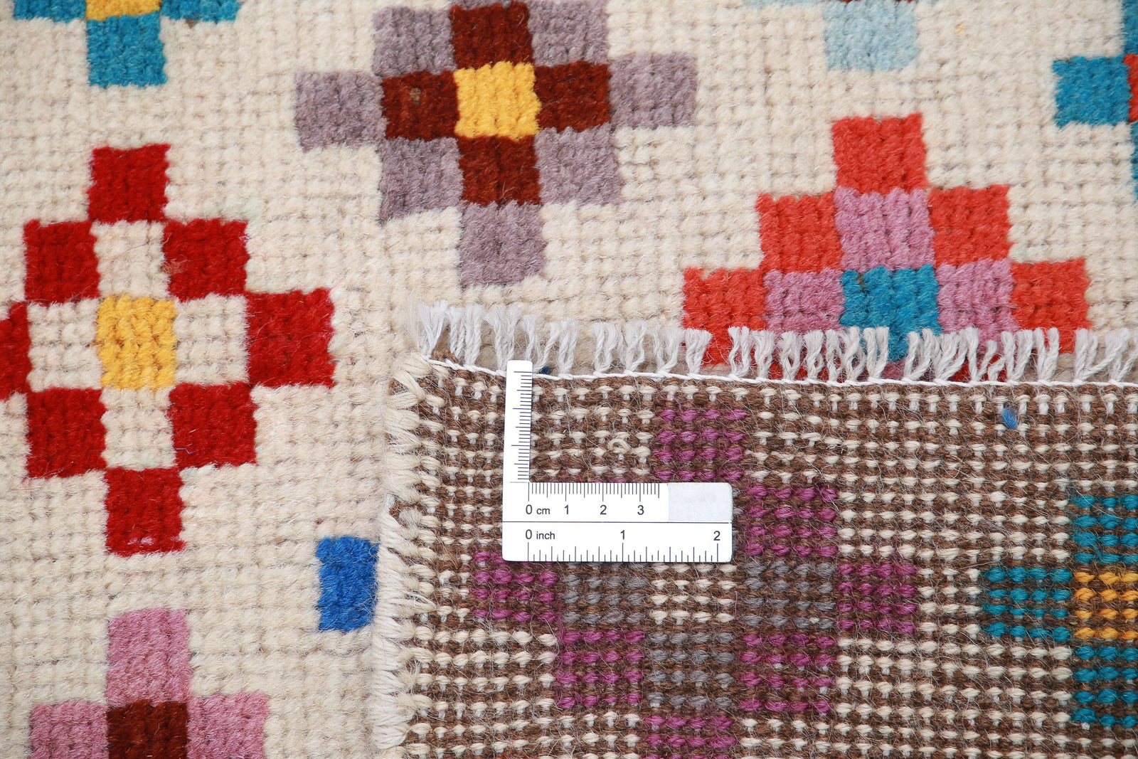 Hand Knotted Baluch Revival Wool Rug - 3'3'' x 4'9''