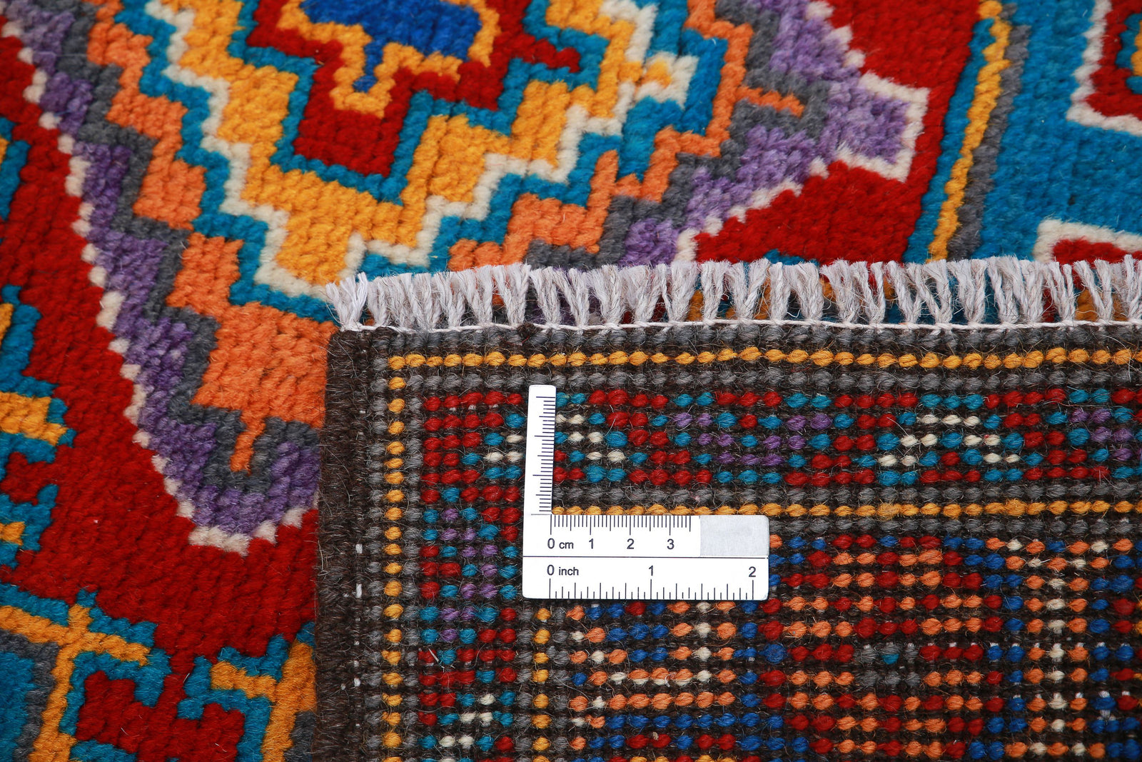 Hand Knotted Baluch Revival Wool Rug - 3'4'' x 5'0''