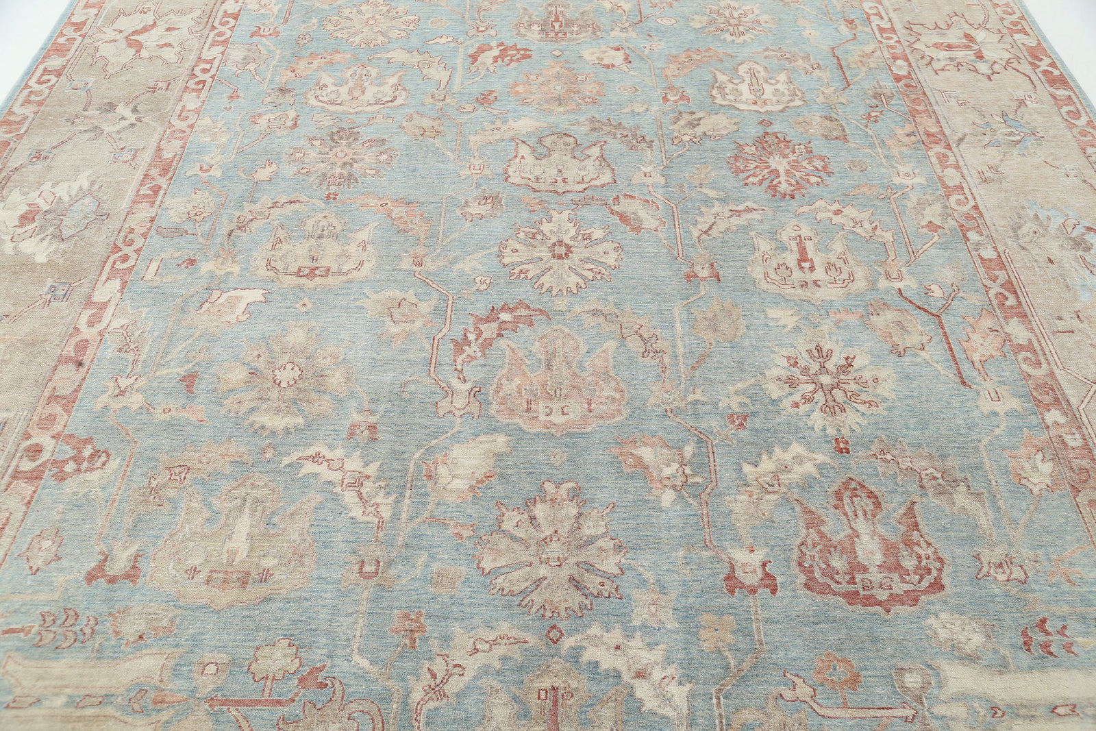 Hand Knotted Turkish Samsun Haji Jalili Wool Rug - 8'10'' x 11'11''