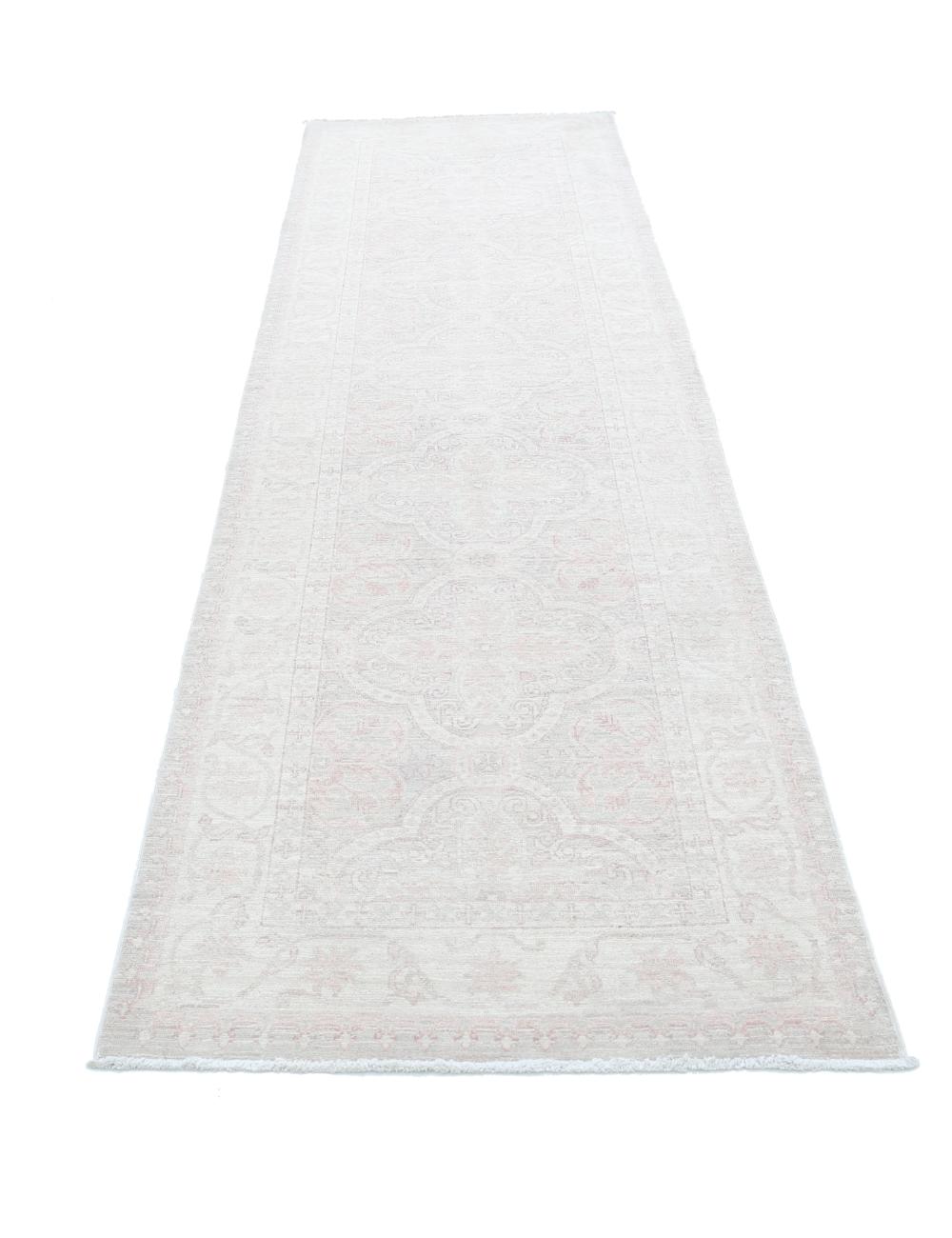 Hand Knotted Fine Serenity Wool Rug - 3'0'' x 10'7'' Arteverk Arteverk Rugs