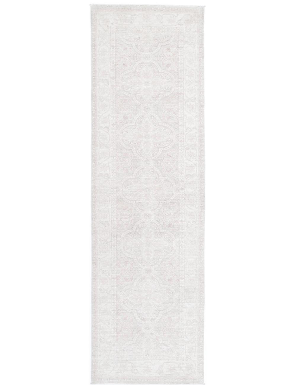 Hand Knotted Fine Serenity Wool Rug - 3'0'' x 10'7''