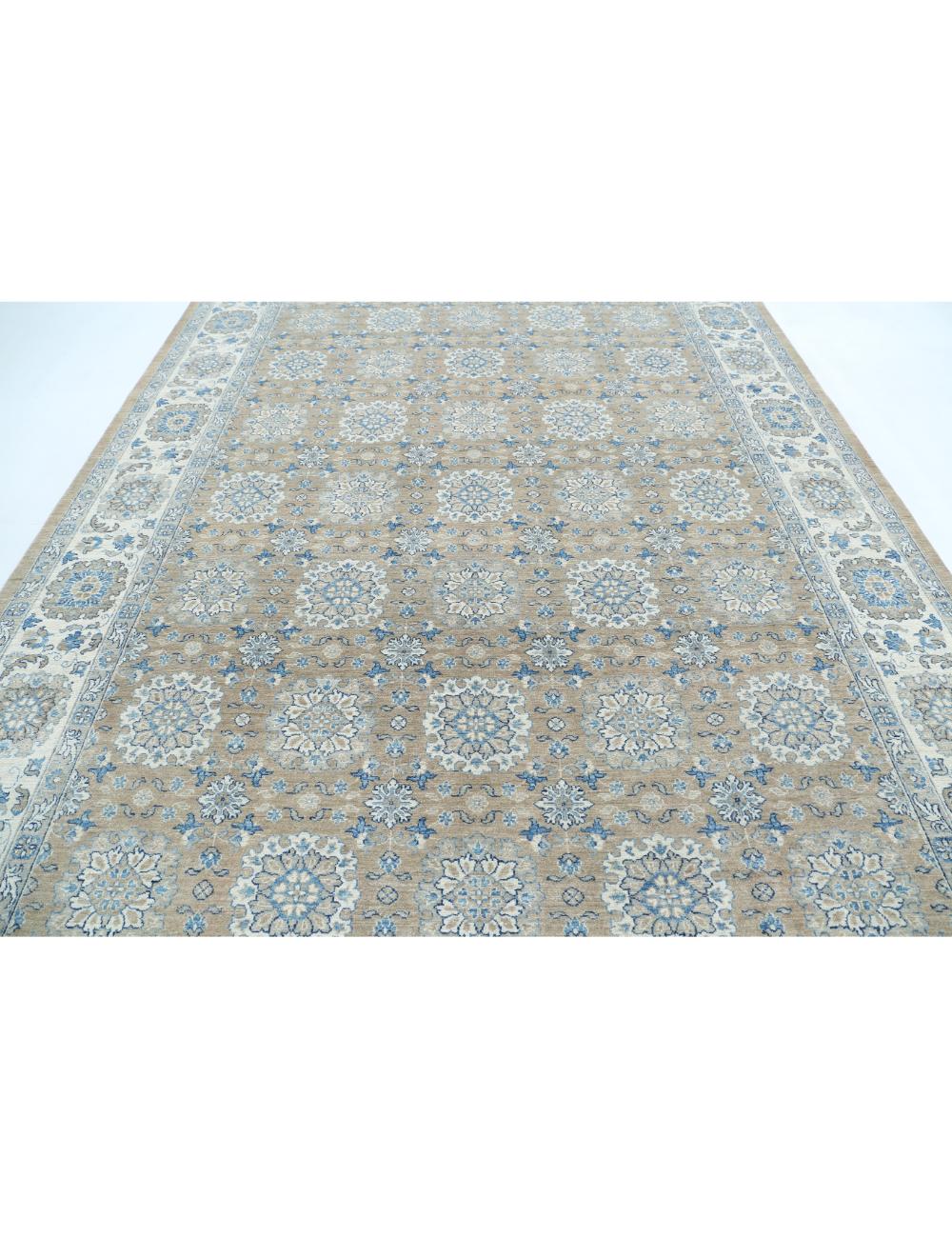 Hand Knotted Serenity Wool Rug - 8'8'' x 11'9'' Arteverk Arteverk Rugs