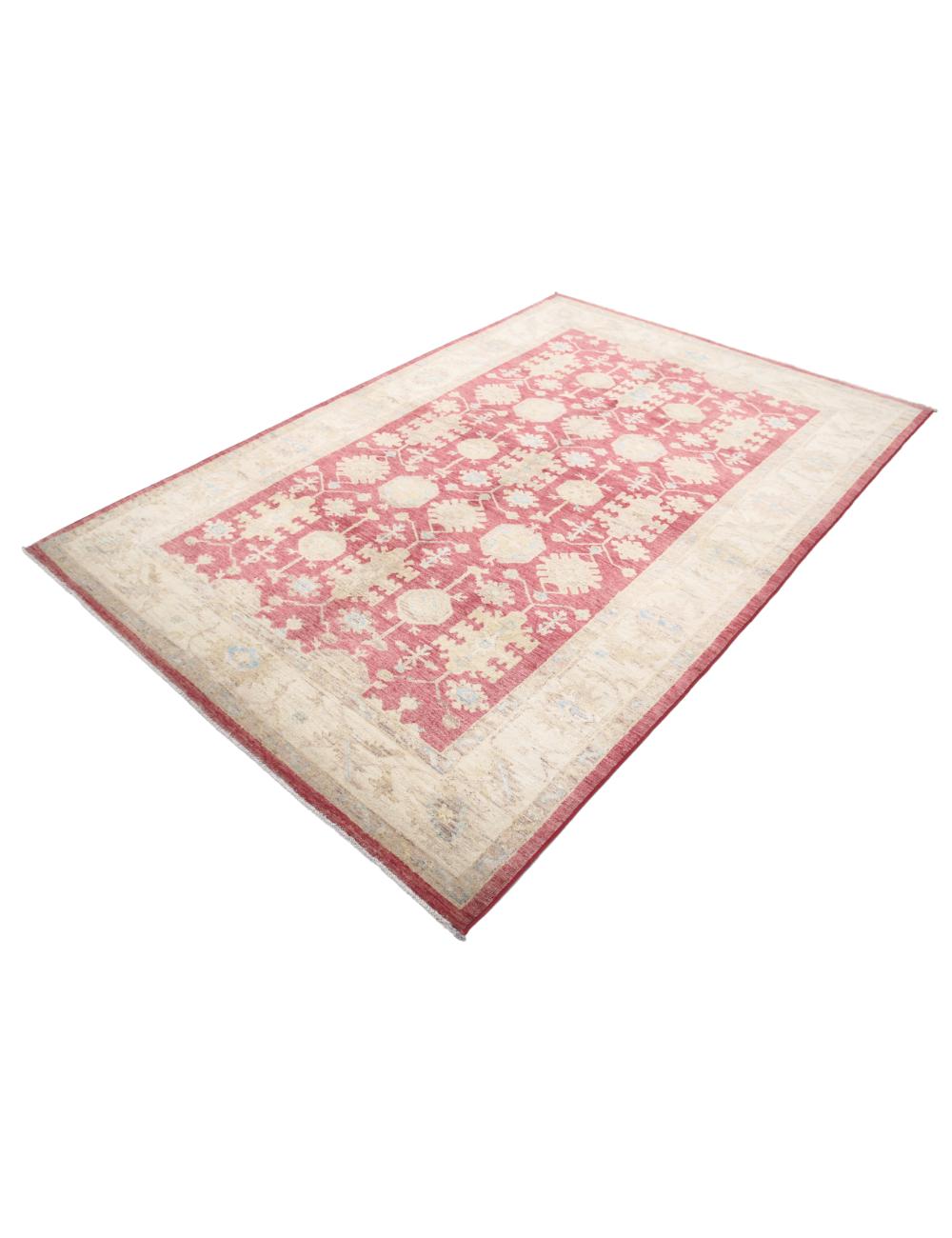 Hand Knotted Serenity Wool Rug - 5'6'' x 8'2'' Arteverk Arteverk Rugs