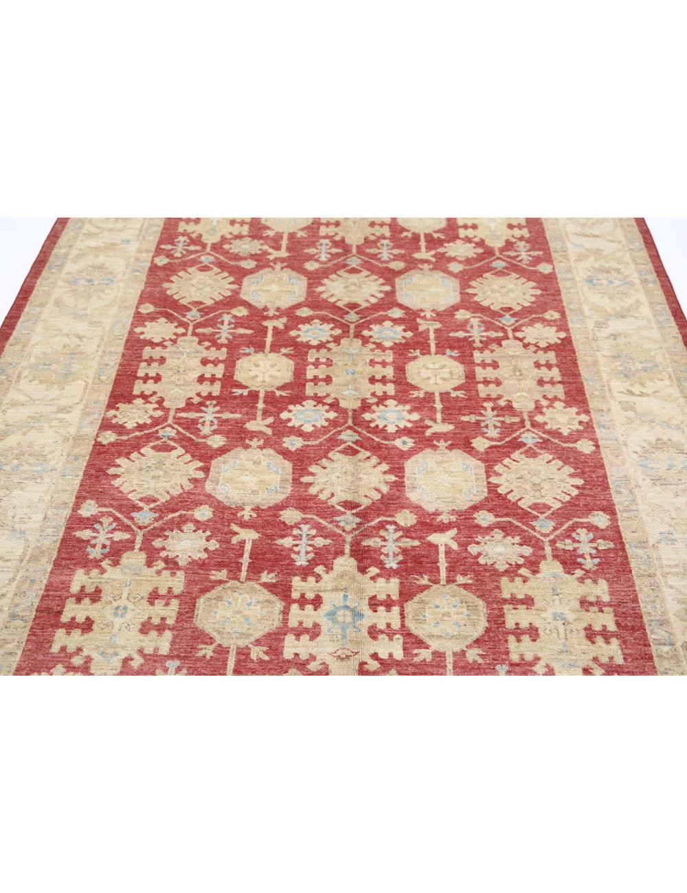 Hand Knotted Serenity Wool Rug - 5'6'' x 8'2'' Arteverk Arteverk Rugs