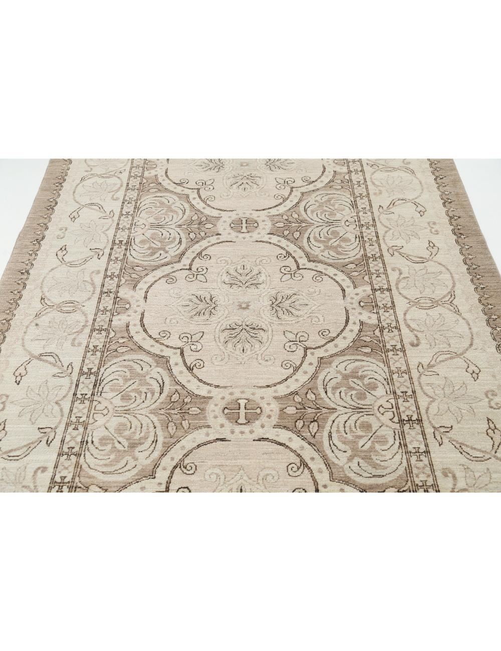 Hand Knotted Fine Serenity Wool Rug - 5'3'' x 10'3'' Arteverk Arteverk Rugs