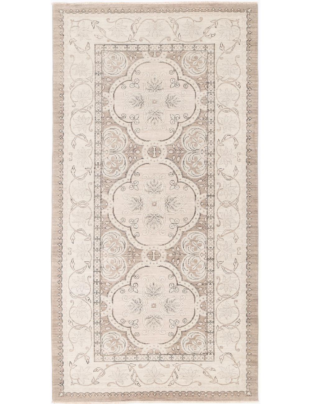 Hand Knotted Fine Serenity Wool Rug - 5'3'' x 10'3''