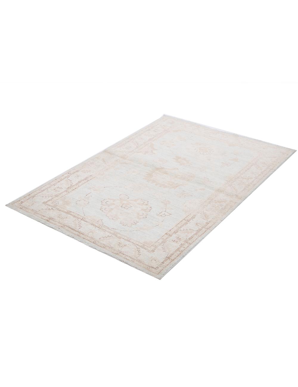Hand Knotted Serenity Wool Rug - 3'2'' x 4'7'' Arteverk Arteverk Rugs