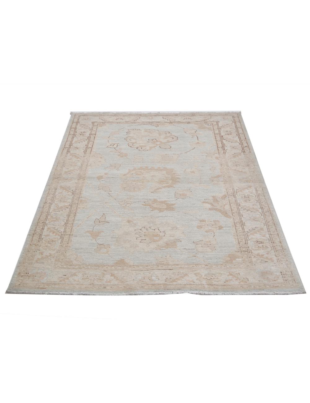 Hand Knotted Serenity Wool Rug - 3'2'' x 4'7'' Arteverk Arteverk Rugs