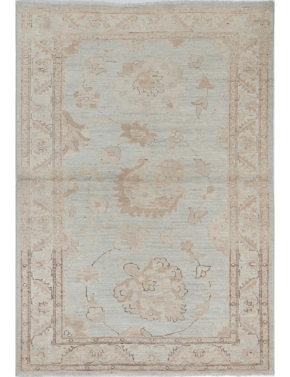 Hand Knotted Serenity Wool Rug - 3'2'' x 4'7''