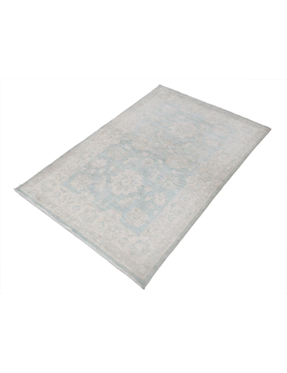Hand Knotted Serenity Wool Rug - 3'2'' x 4'10'' Arteverk Arteverk Rugs
