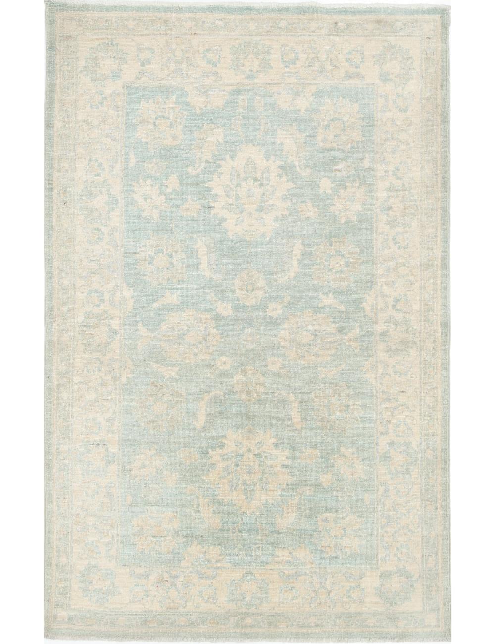 Hand Knotted Serenity Wool Rug - 3&#39;2&#39;&#39; x 4&#39;10&#39;&#39;