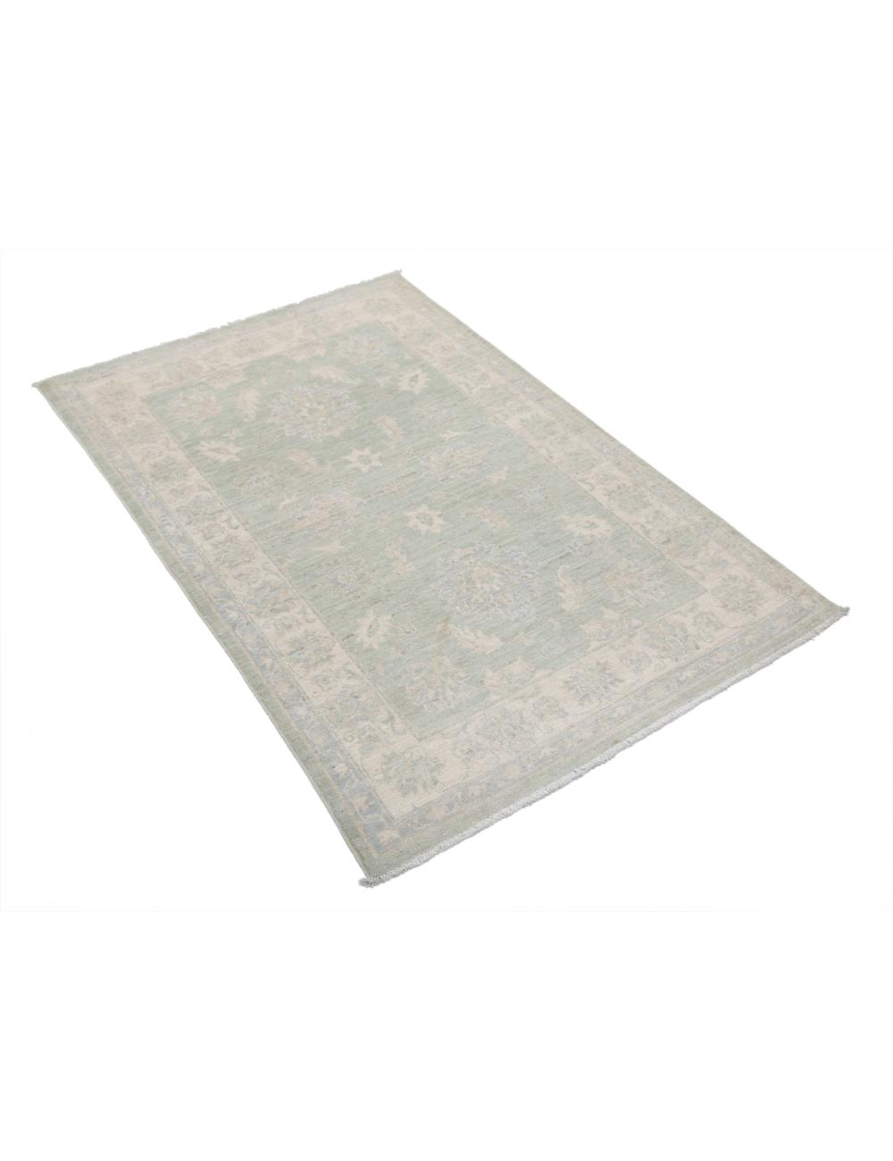 Hand Knotted Serenity Wool Rug - 3'1'' x 4'7'' Arteverk Arteverk Rugs