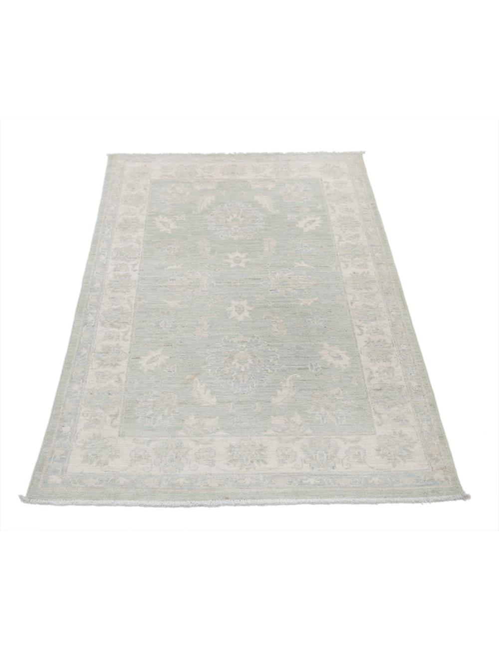 Hand Knotted Serenity Wool Rug - 3'1'' x 4'7'' Arteverk Arteverk Rugs
