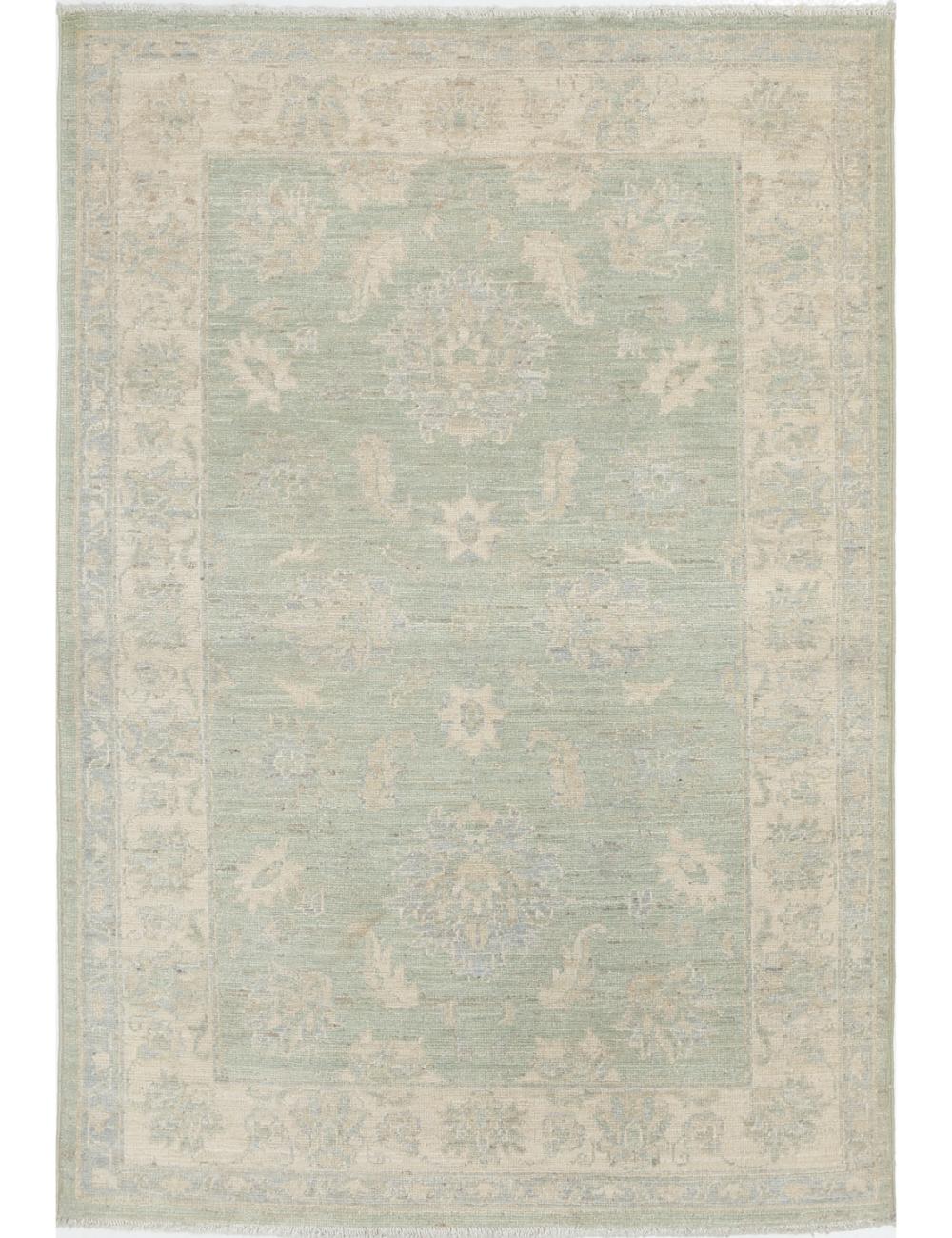 Hand Knotted Serenity Wool Rug - 3'1'' x 4'7''