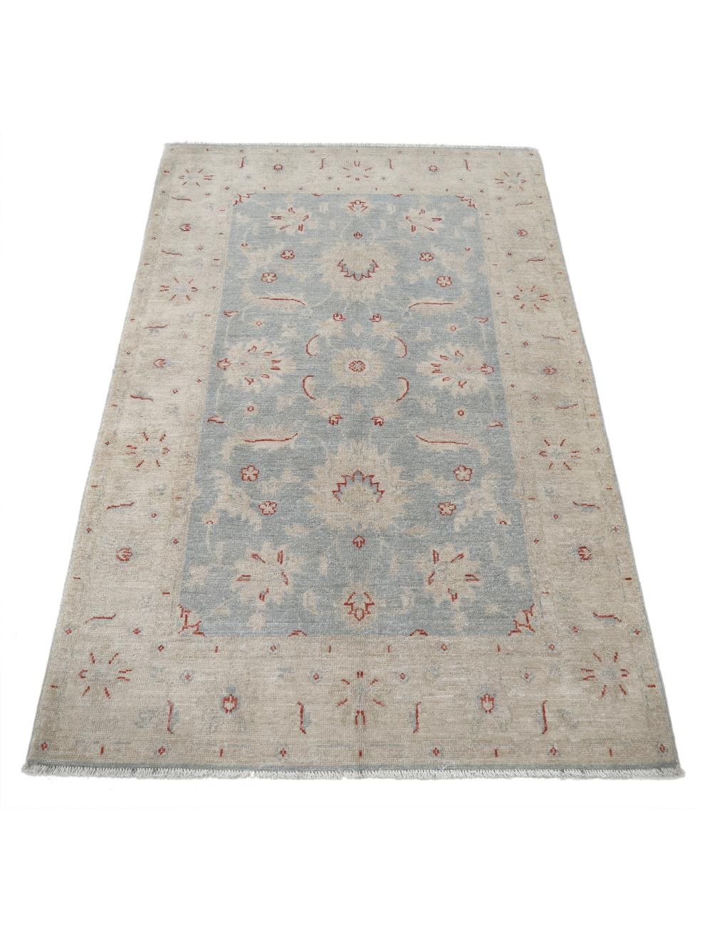 Hand Knotted Serenity Wool Rug - 3'2'' x 4'11'' Arteverk Arteverk Rugs
