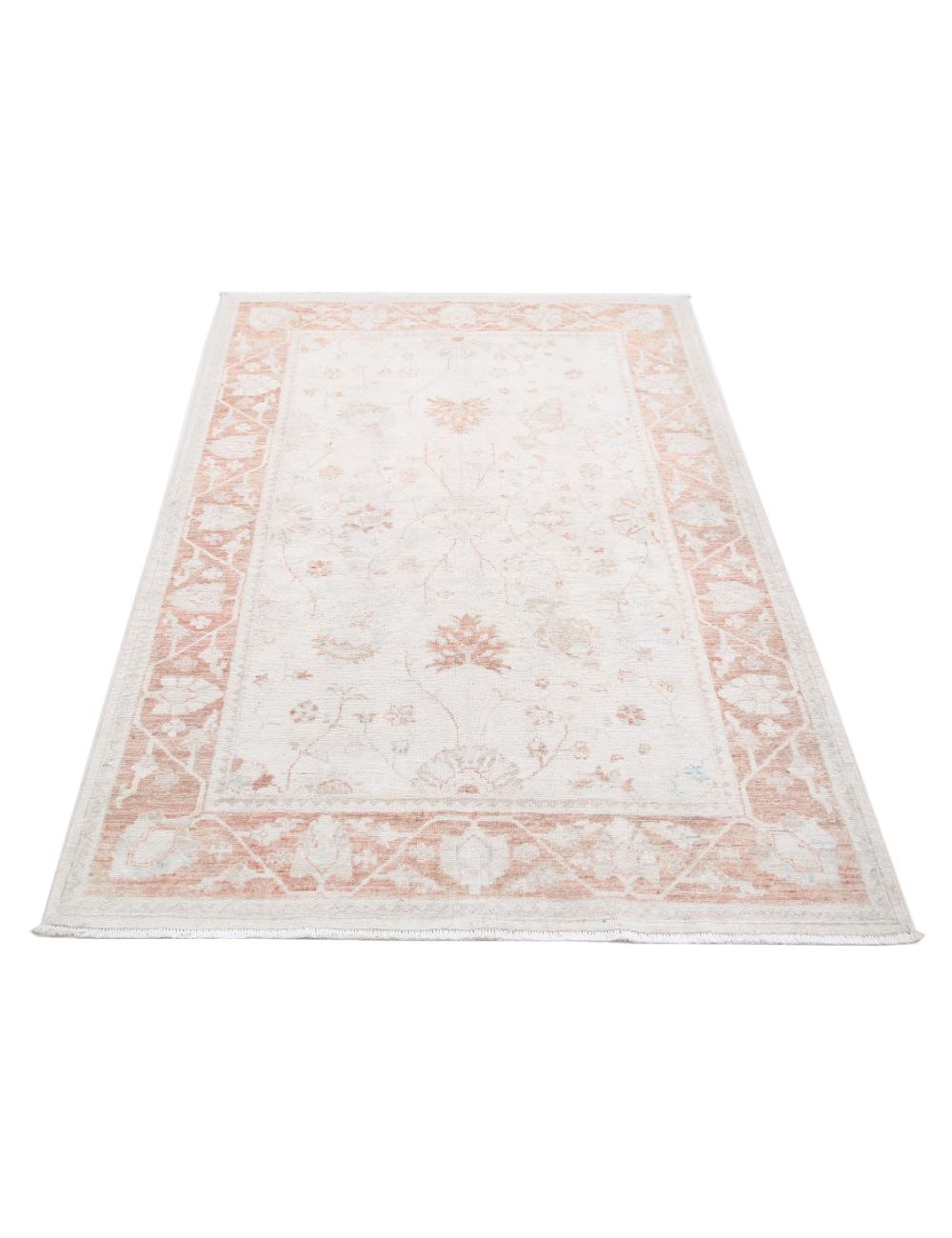 Hand Knotted Serenity Wool Rug - 3'10'' x 5'9'' Arteverk Arteverk Rugs