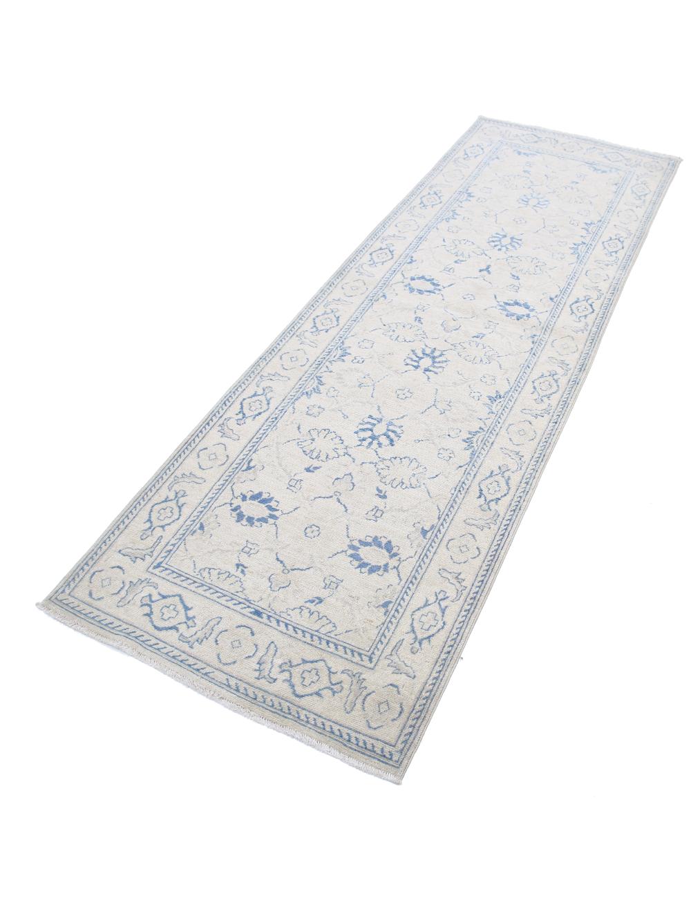 Hand Knotted Serenity Wool Rug - 2'7'' x 8'4'' Arteverk Arteverk Rugs