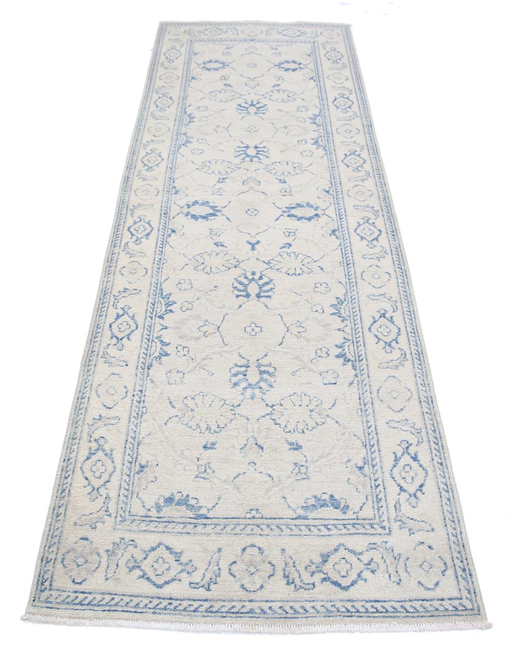 Hand Knotted Serenity Wool Rug - 2'7'' x 8'4'' Arteverk Arteverk Rugs