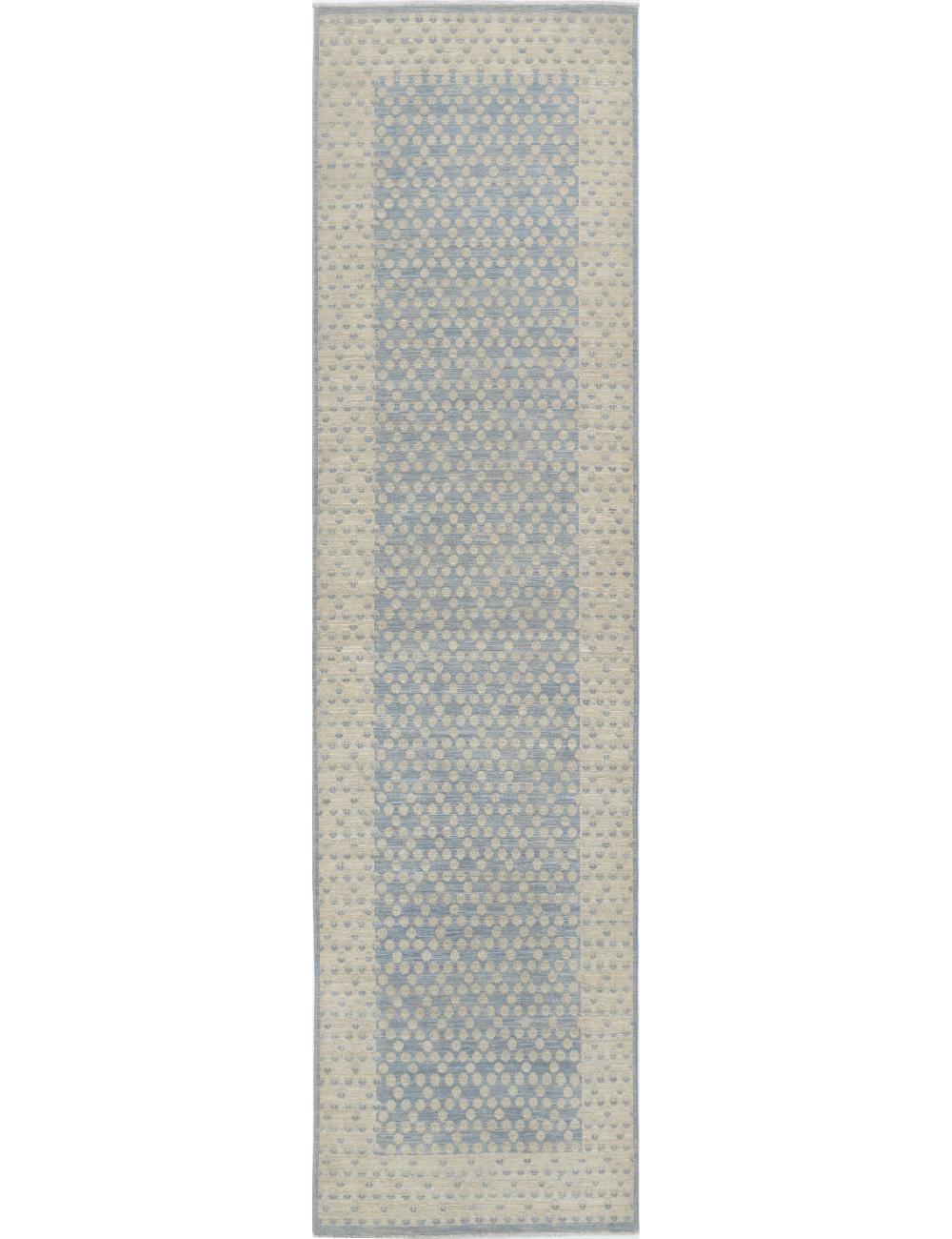 Hand Knotted Fine Serenity Wool Rug - 2&#39;11&#39;&#39; x 11&#39;0&#39;&#39; Arteverk Arteverk Rugs