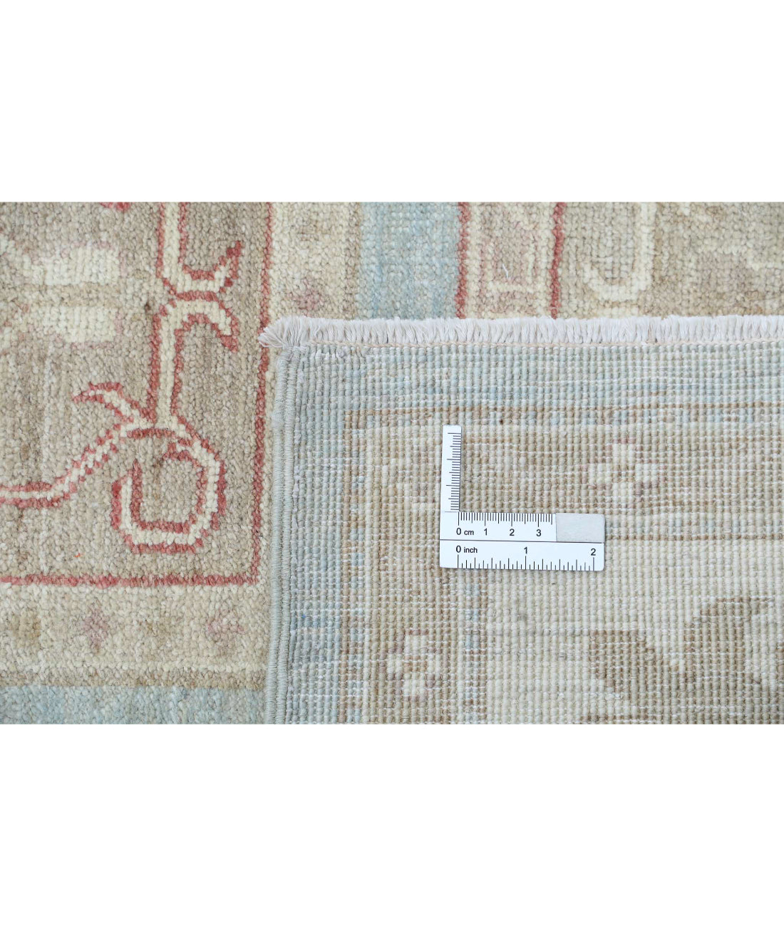 Hand Knotted Serenity Wool Rug - 6'8'' x 9'8'' 6'8'' x 9'8'' (200 X 290) / Blue / Ivory