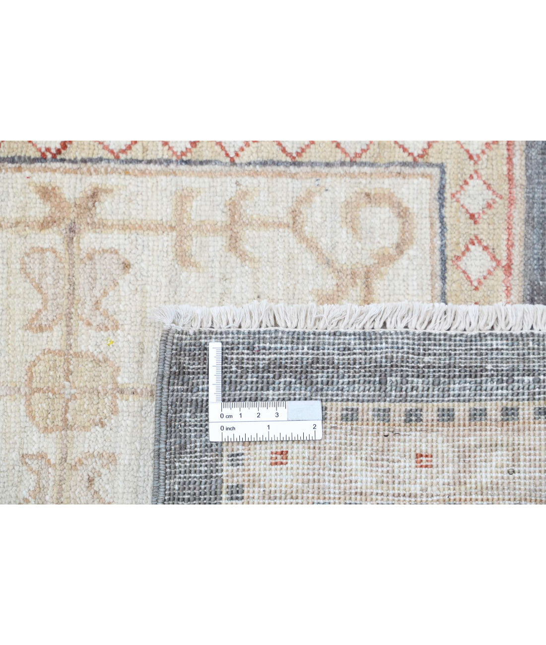 Hand Knotted Serenity Wool Rug - 9'10'' x 12'10'' 9'10'' x 12'10'' (295 X 385) / Grey / Ivory