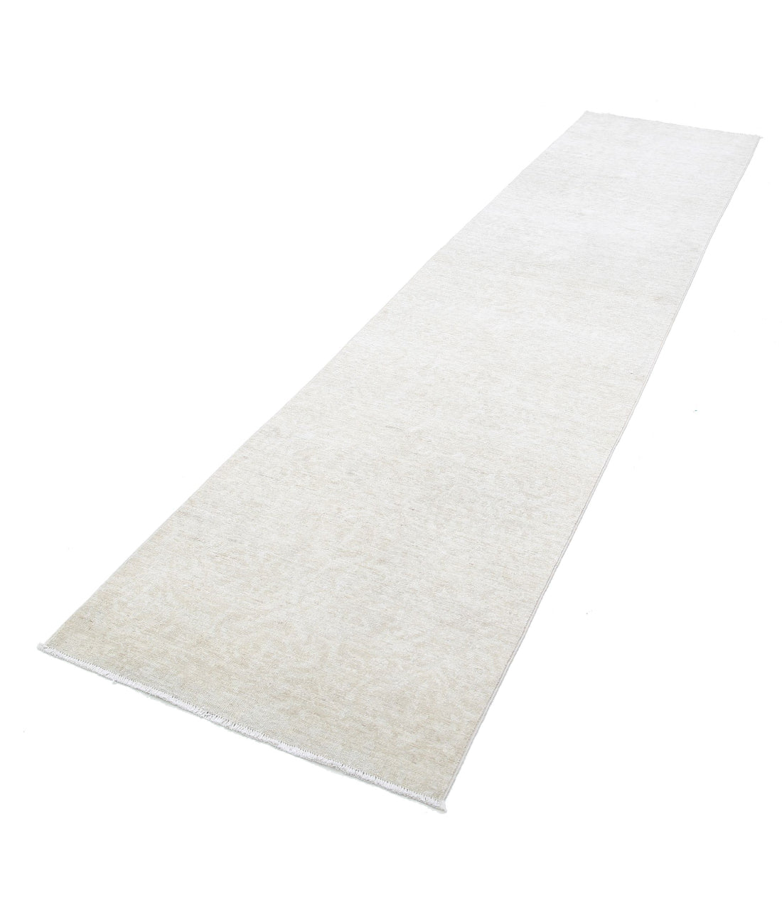 Hand Knotted Serenity Wool Rug - 2'9'' x 12'2'' 2'9'' x 12'2'' (83 X 365) / Ivory / Ivory